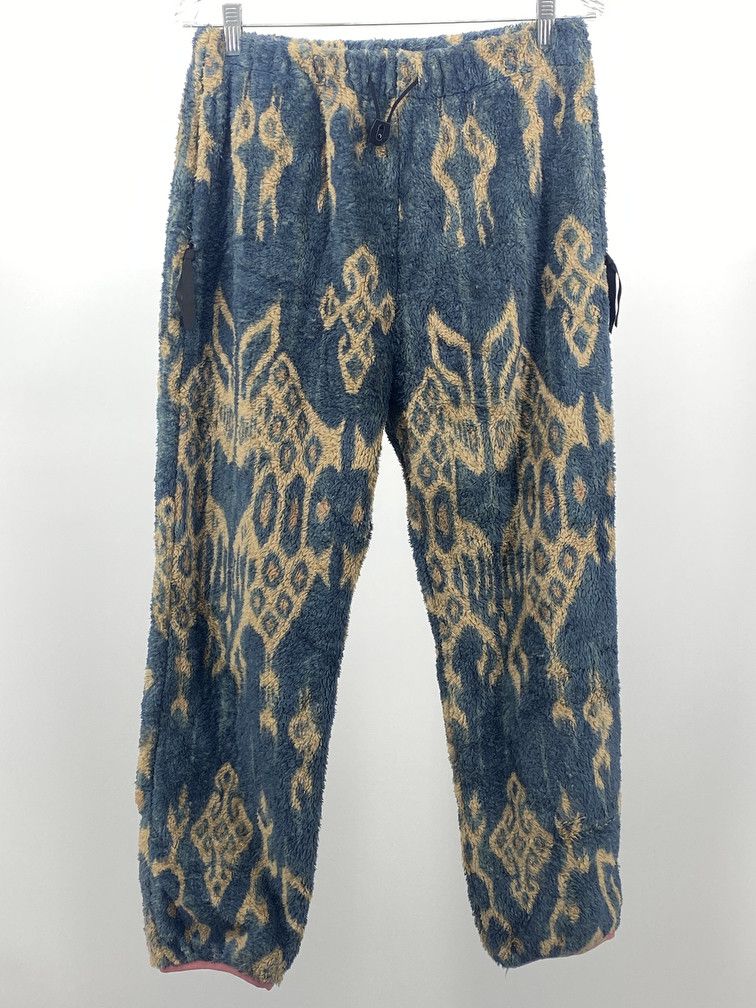 Image of Kapital Java Kasuri Fleece Easy Pants, Men's (Size 32)