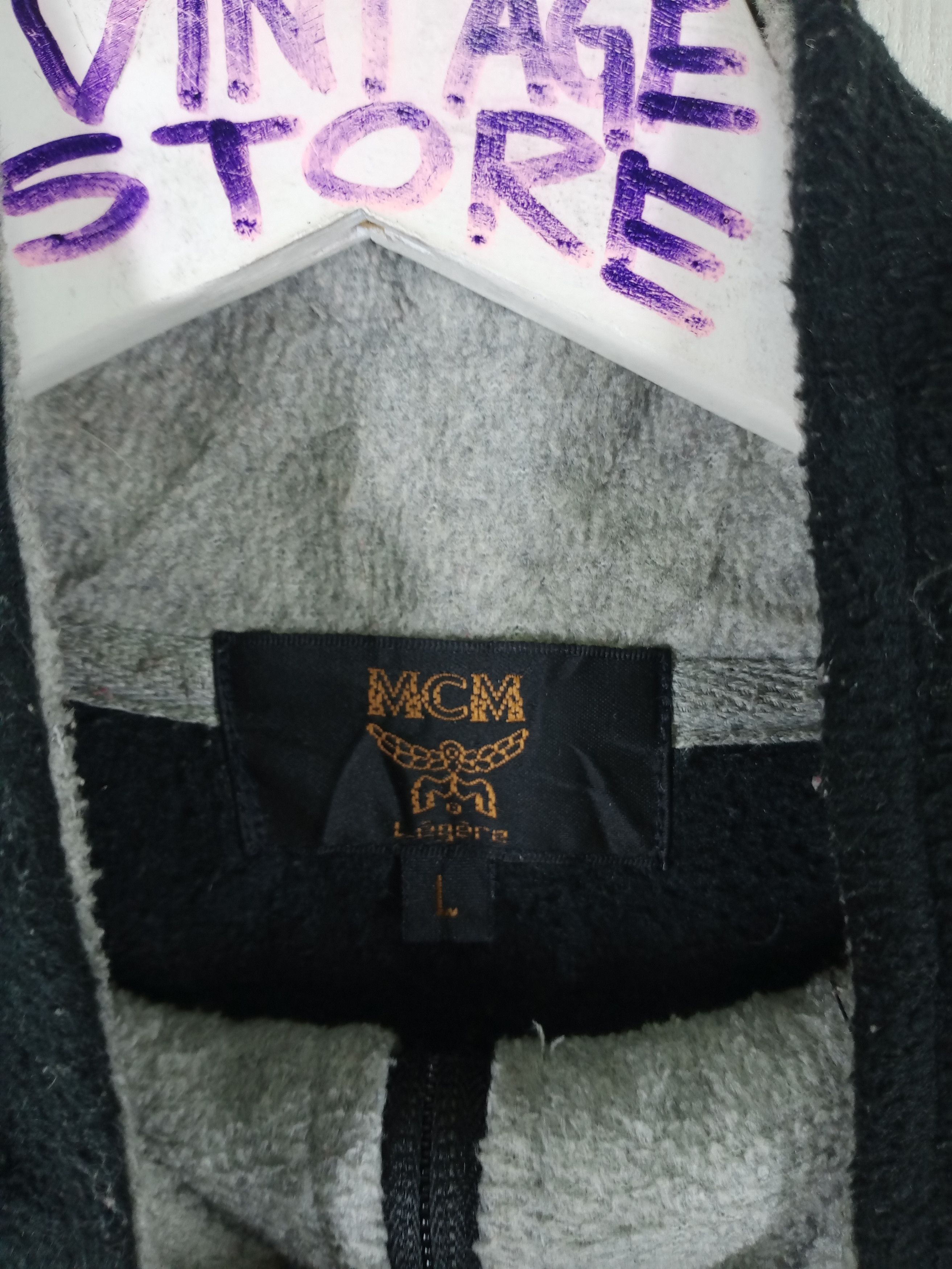 MCM Vintage MCM Legere Fleece Half Zipper Sweatshirt Size US L / EU 52-54 / 3 - 4 Thumbnail