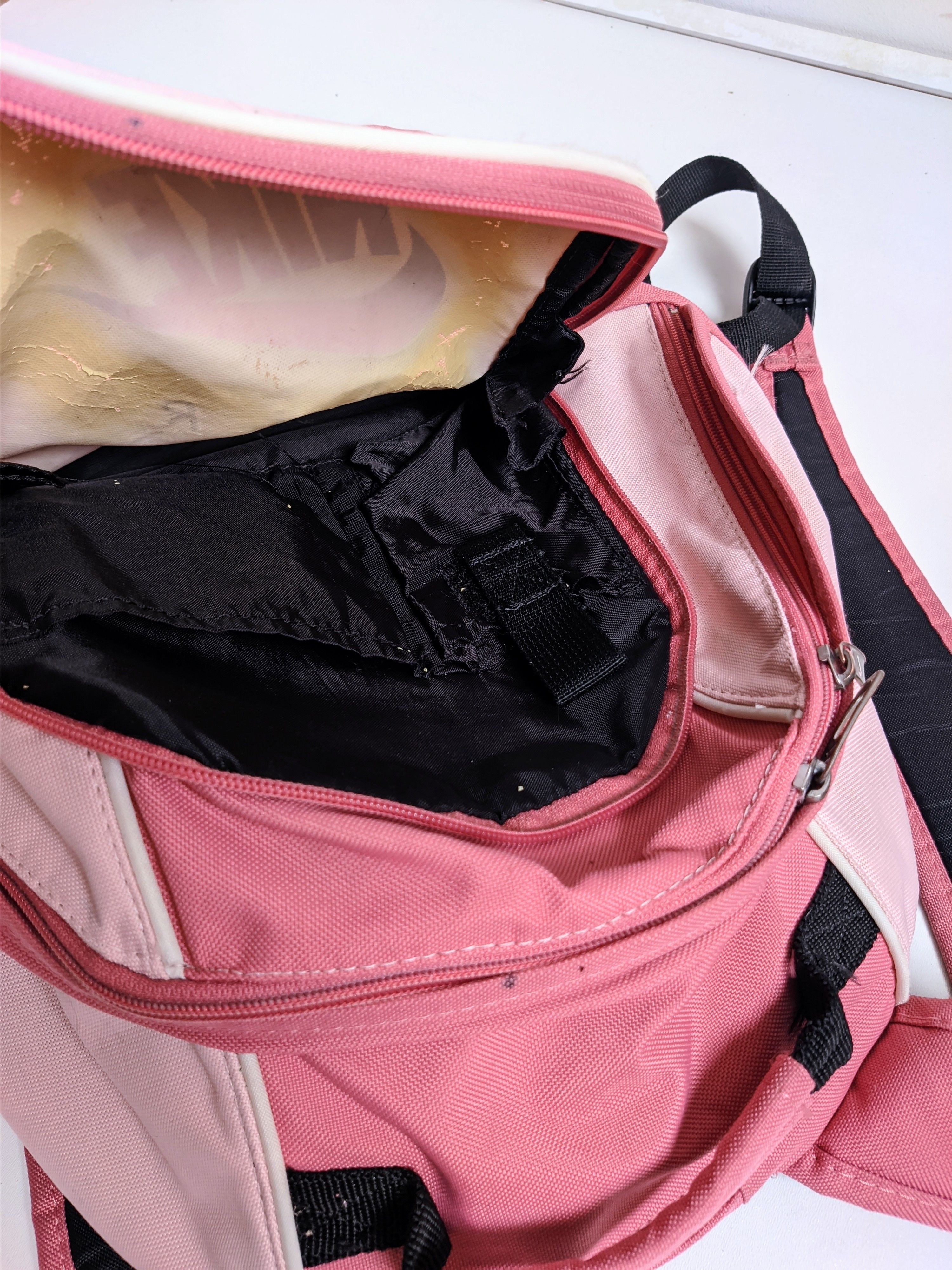 Nike Vintage nike backpack pink big logo Size ONE SIZE - 7 Thumbnail