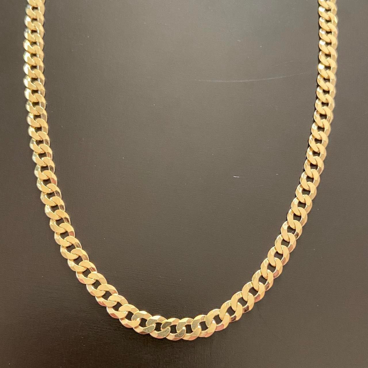 Other Gold Chain 14k Gold Vermeil Cuban Chain 20in 4mm Size ONE SIZE - 4 Thumbnail