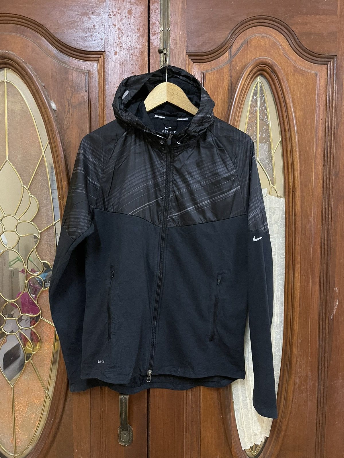 Nike Nike Running Sweater Hoodie Half Nylon Jacket Grailed