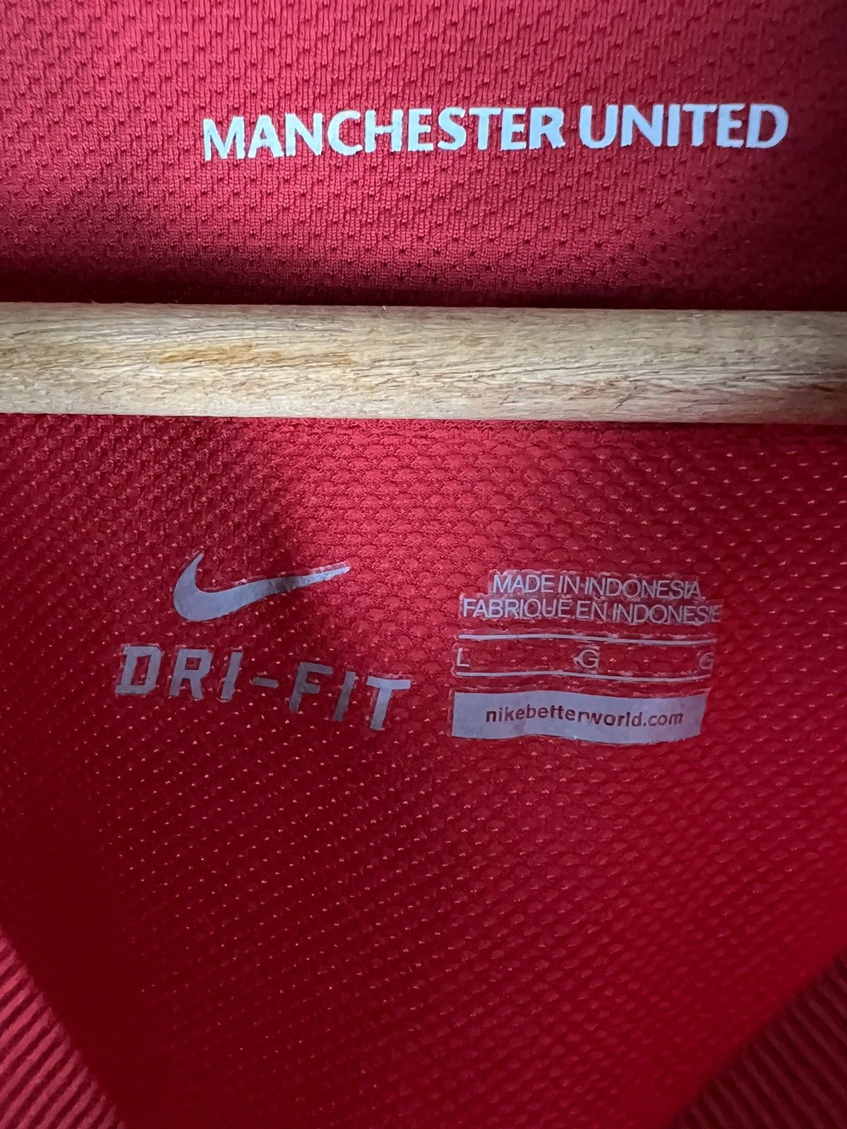 Nike Manchester United 2011 / 2012 Nike soccer football jersey Size US L / EU 52-54 / 3 - 4 Thumbnail