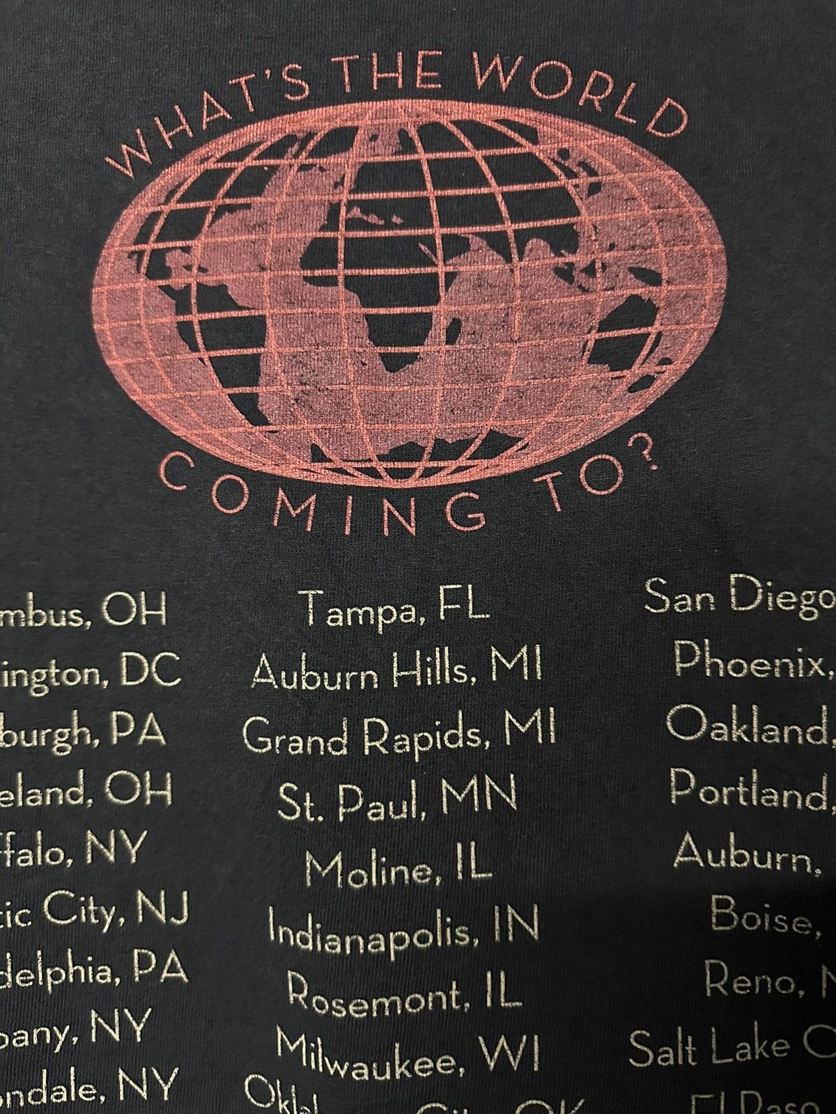 Vintage Fleetwood Mac World Tour Faded Tee