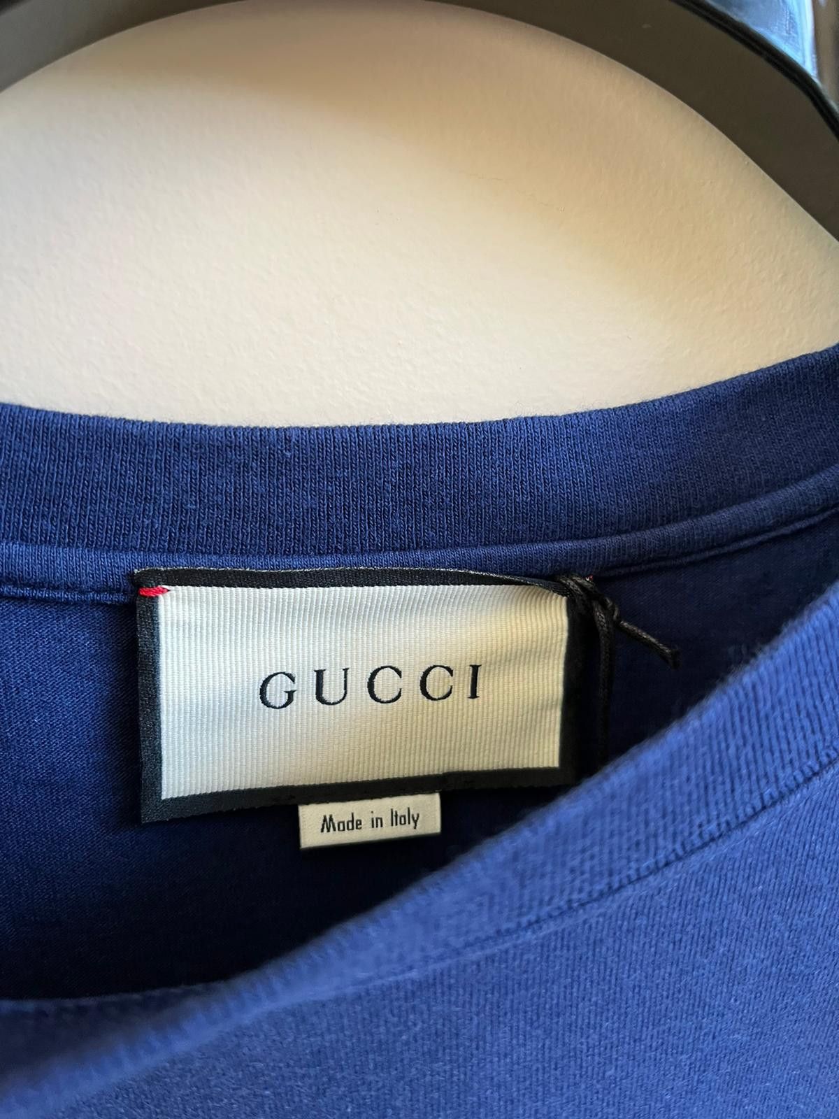 Gucci Tee T-Shirt in Blue Color Size US M / EU 48-50 / 2 - 5 Thumbnail