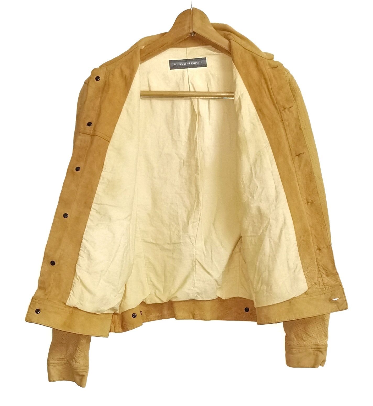 Japanese Brand Journal Standard Sheep Skin Suede Leather Jacket Size US S / EU 44-46 / 1 - 5 Thumbnail
