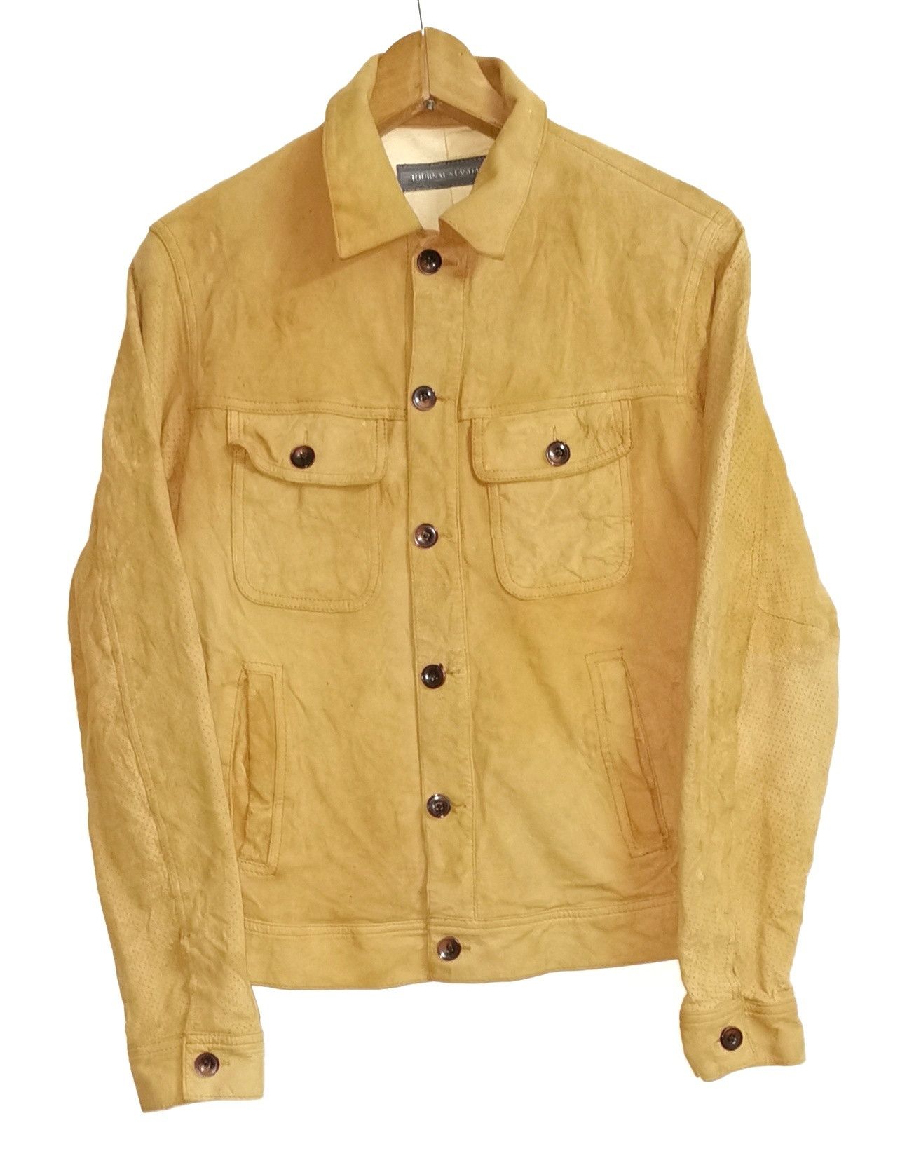 Japanese Brand Journal Standard Sheep Skin Suede Leather Jacket Size US S / EU 44-46 / 1 - 2 Thumbnail