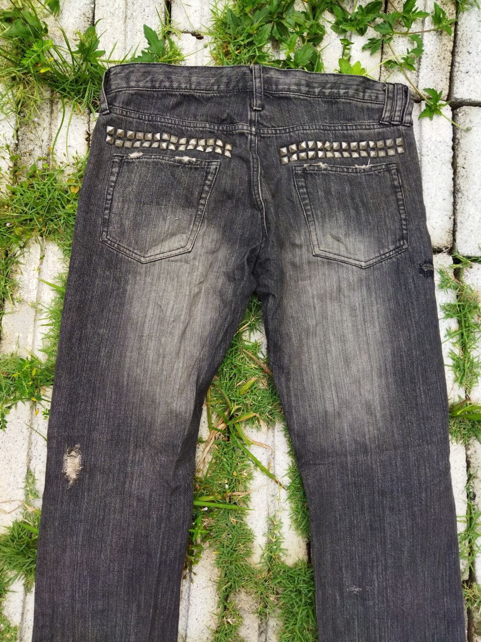 Japanese Brand Edge Rupert Japan Rivet Distressed Jeans Size US 34 / EU 50 - 7 Thumbnail