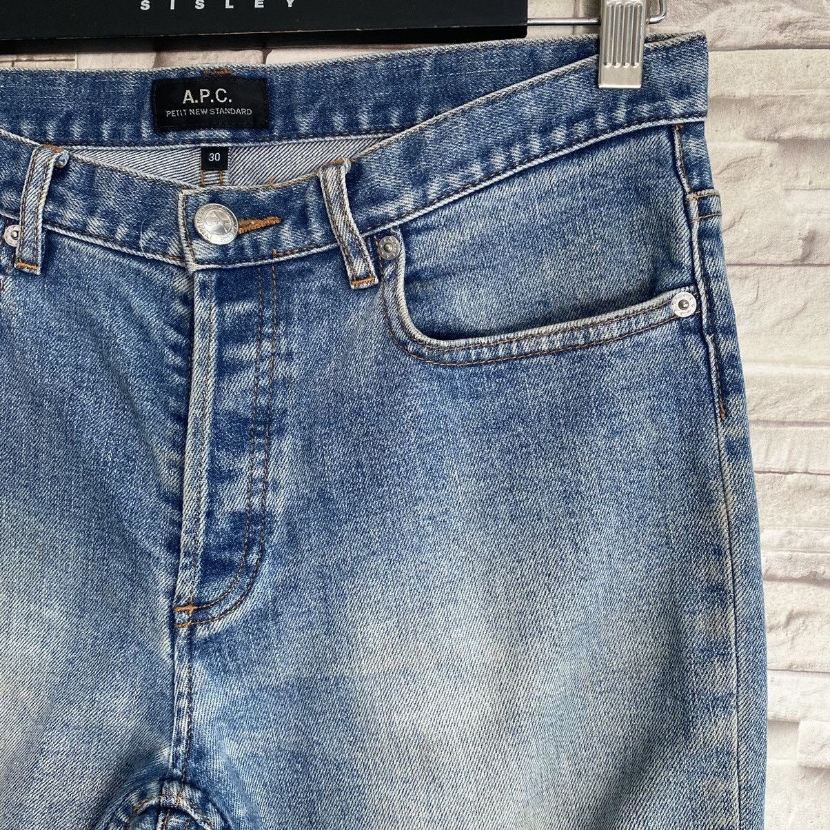 A.P.C. Petit New Standard Mud Wash Skinny Jeans Size US 31 - 7 Thumbnail