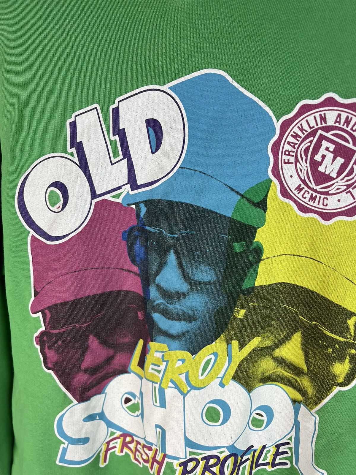 Franklin & Marshall Vintage Franklin & Marshall old Leroy school green hoodie Size US M / EU 48-50 / 2 - 3 Thumbnail