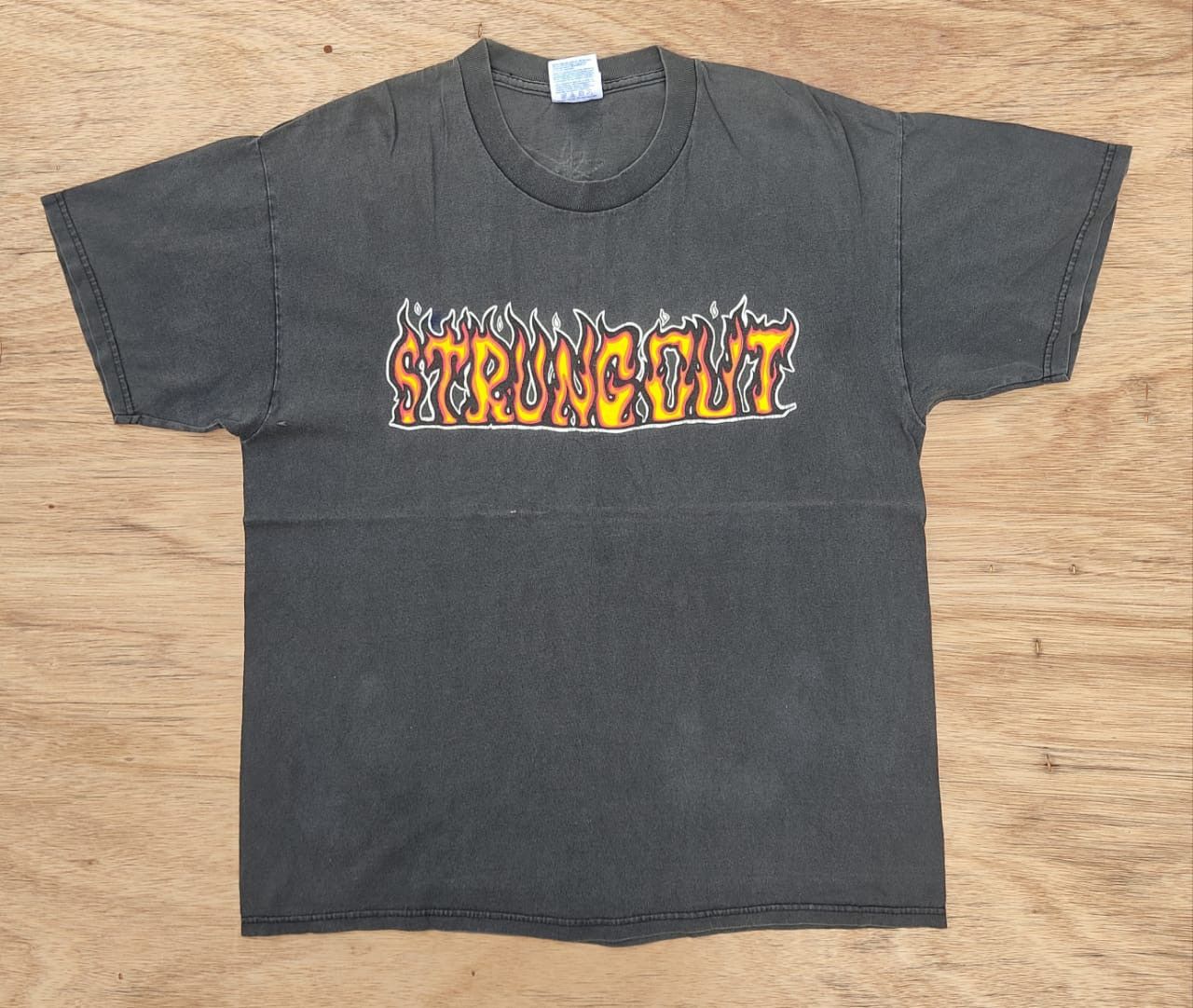Hanes × Vintage vintage tee strungout C20 Size US L / EU 52-54 / 3 - 1 Thumbnail