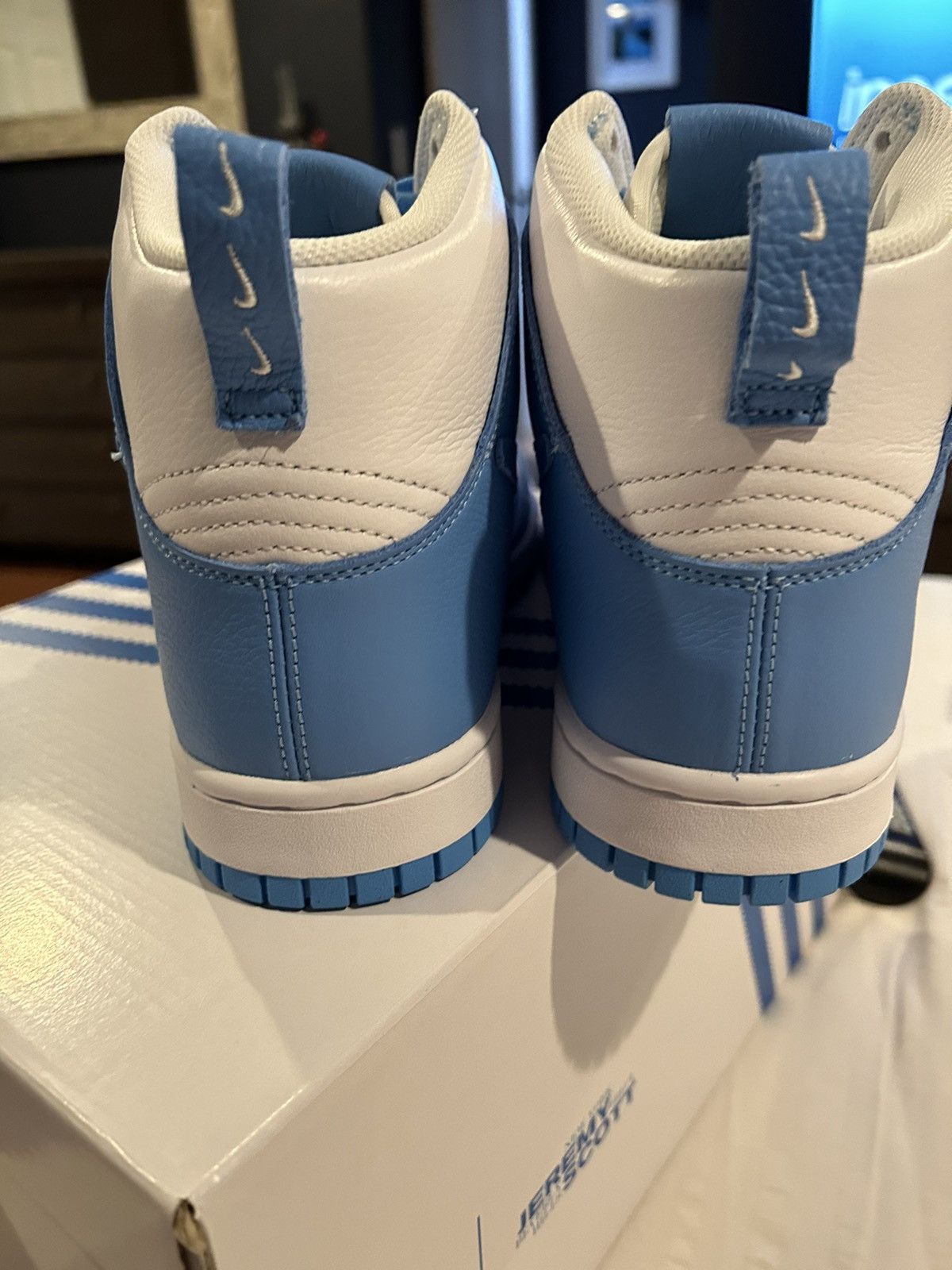 Jordan Brand × Nike Dunk High🔥 toggle laces 🔥embroidered heel tan Size US 10 / EU 43 - 5 Thumbnail