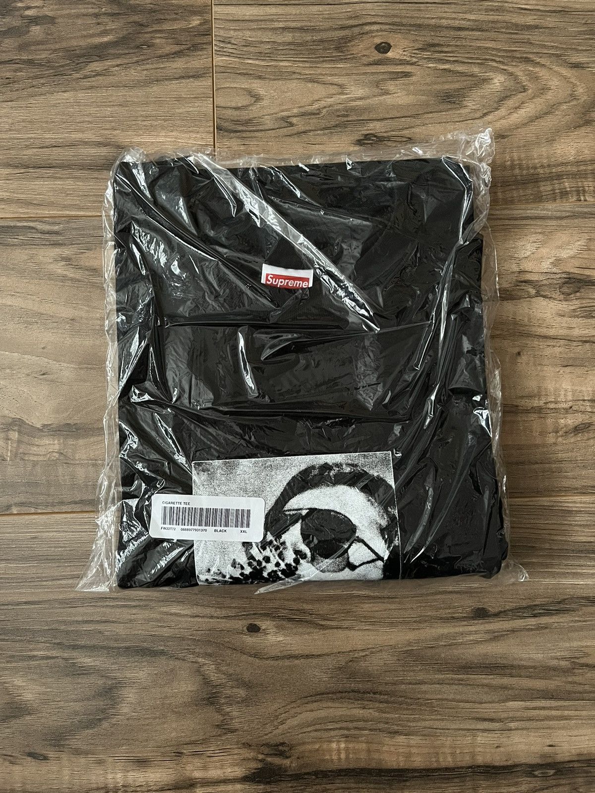 image of Supreme Cigarette Tee in Black, Men's (Size 2XL)