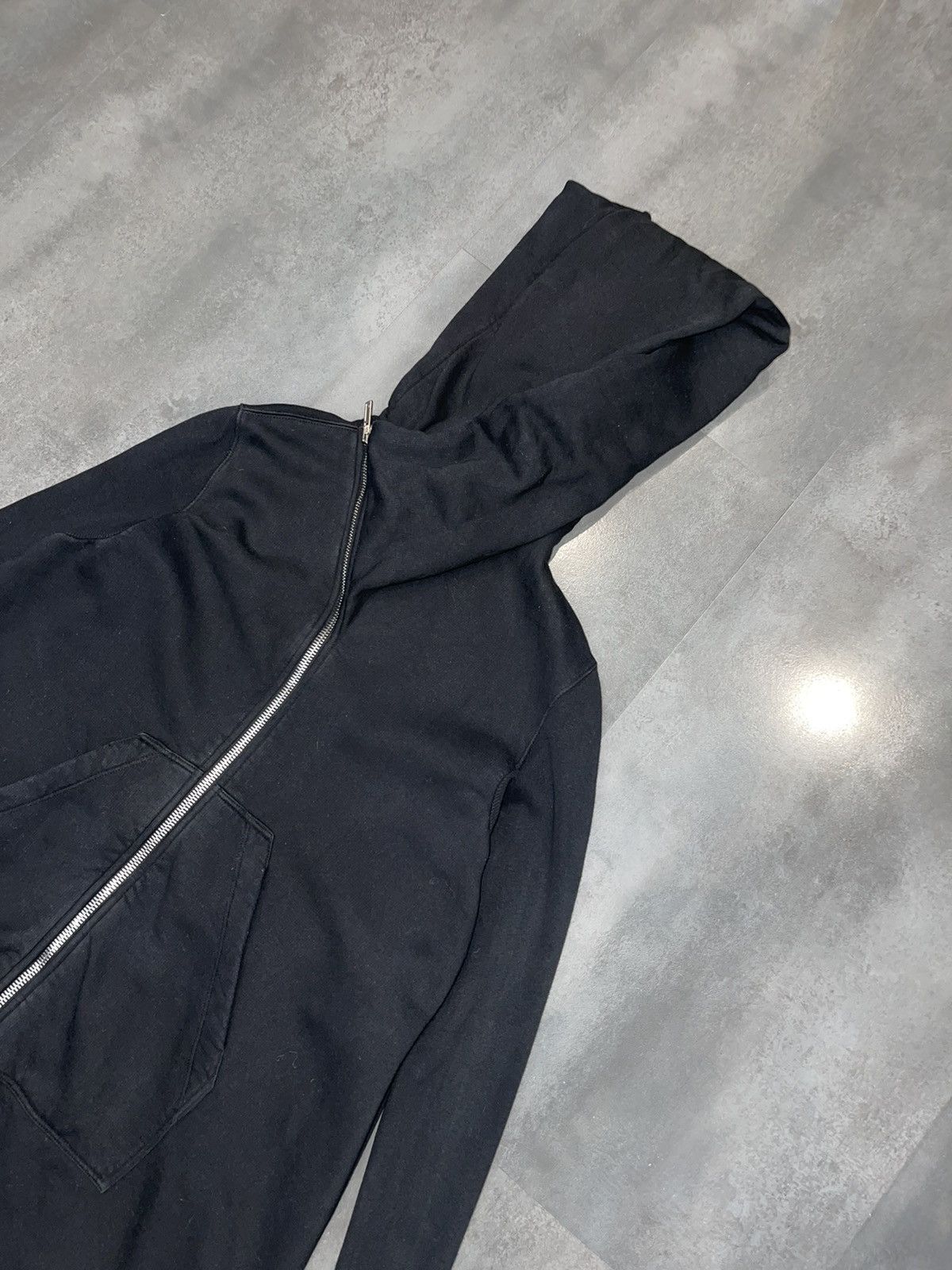 Rick Owens Rick Owens Mountain Black Long Zipped Hoodie Size M / US 6-8 / IT 42-44 - 4 Thumbnail