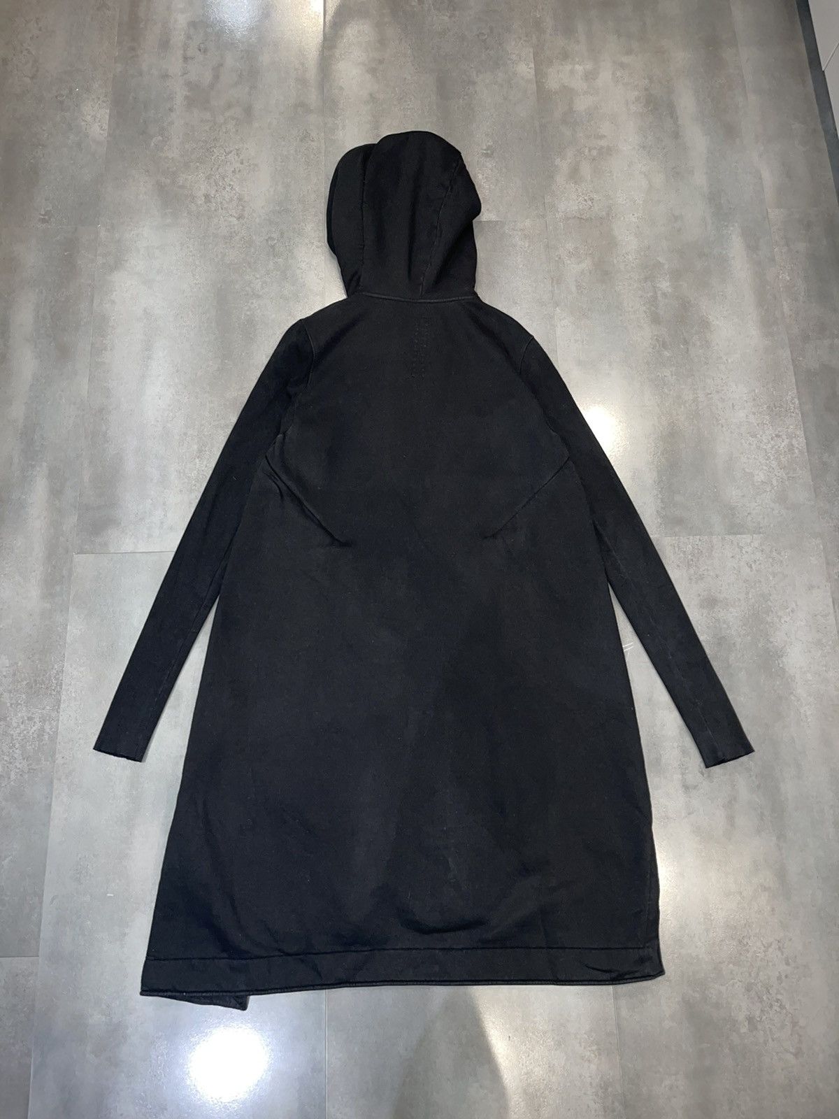 Rick Owens Rick Owens Mountain Black Long Zipped Hoodie Size M / US 6-8 / IT 42-44 - 7 Thumbnail