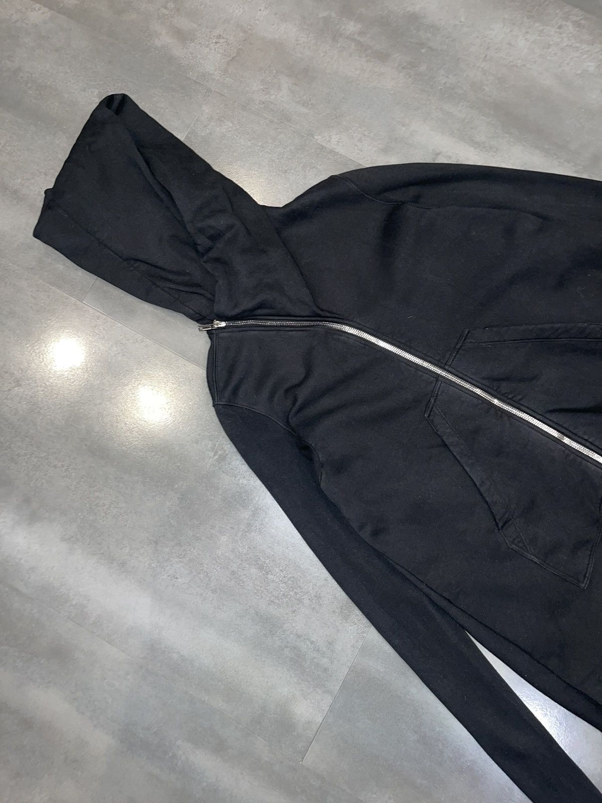 Rick Owens Rick Owens Mountain Black Long Zipped Hoodie Size M / US 6-8 / IT 42-44 - 5 Thumbnail