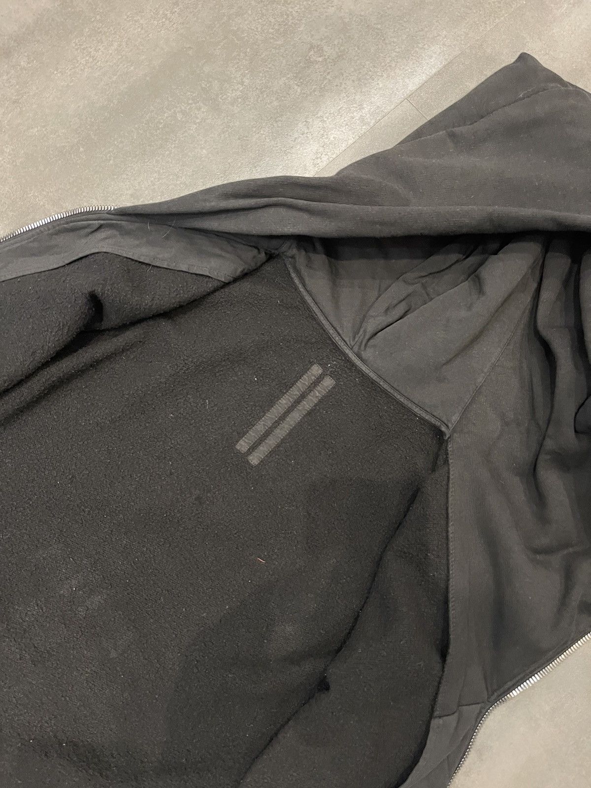 Rick Owens Rick Owens Mountain Black Long Zipped Hoodie Size M / US 6-8 / IT 42-44 - 14 Thumbnail