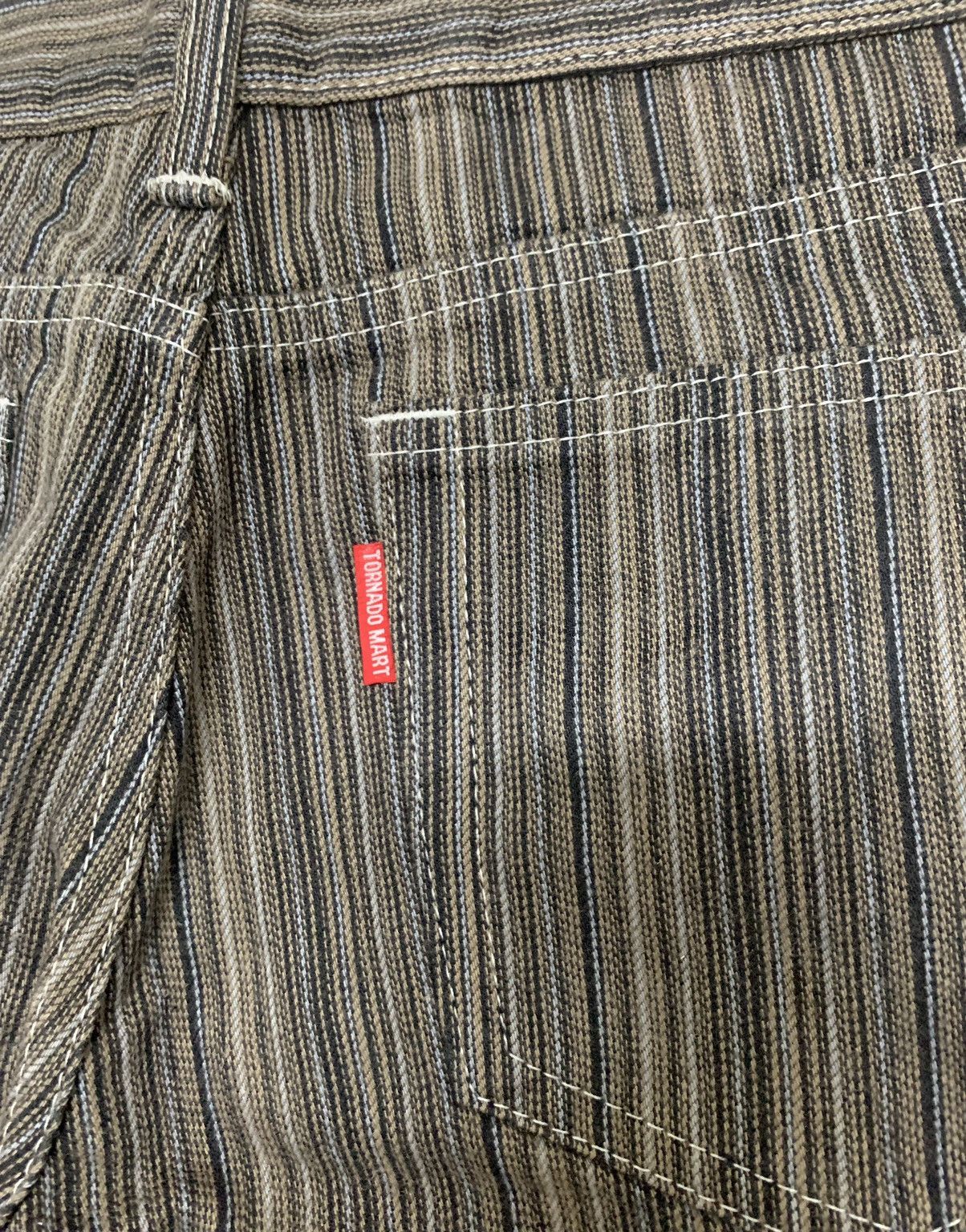 Tornado Mart Tornado mart bootcut Stripes Pants Size US 30 / EU 46 - 4 Thumbnail