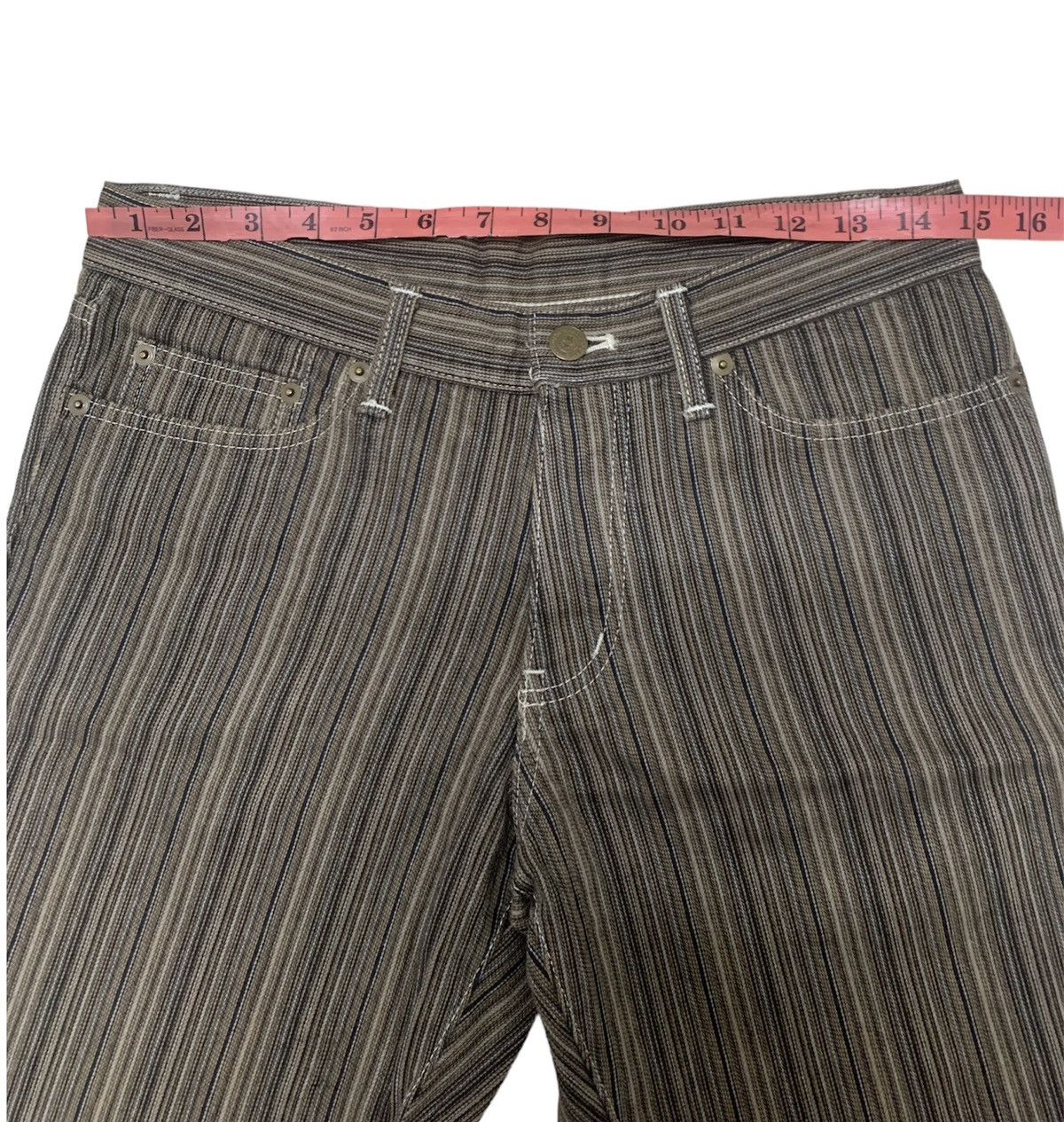 Tornado Mart Tornado mart bootcut Stripes Pants Size US 30 / EU 46 - 7 Thumbnail