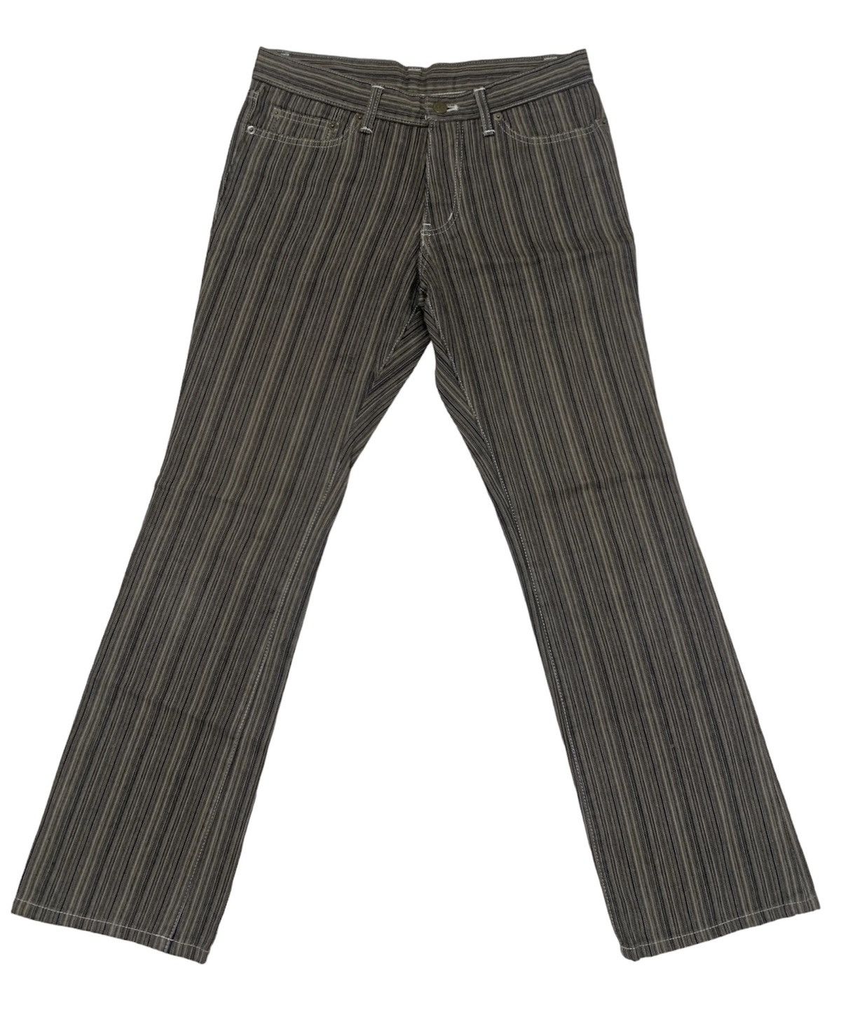 Japanese Brand Tornado mart Flared Stripes Pants | Grailed