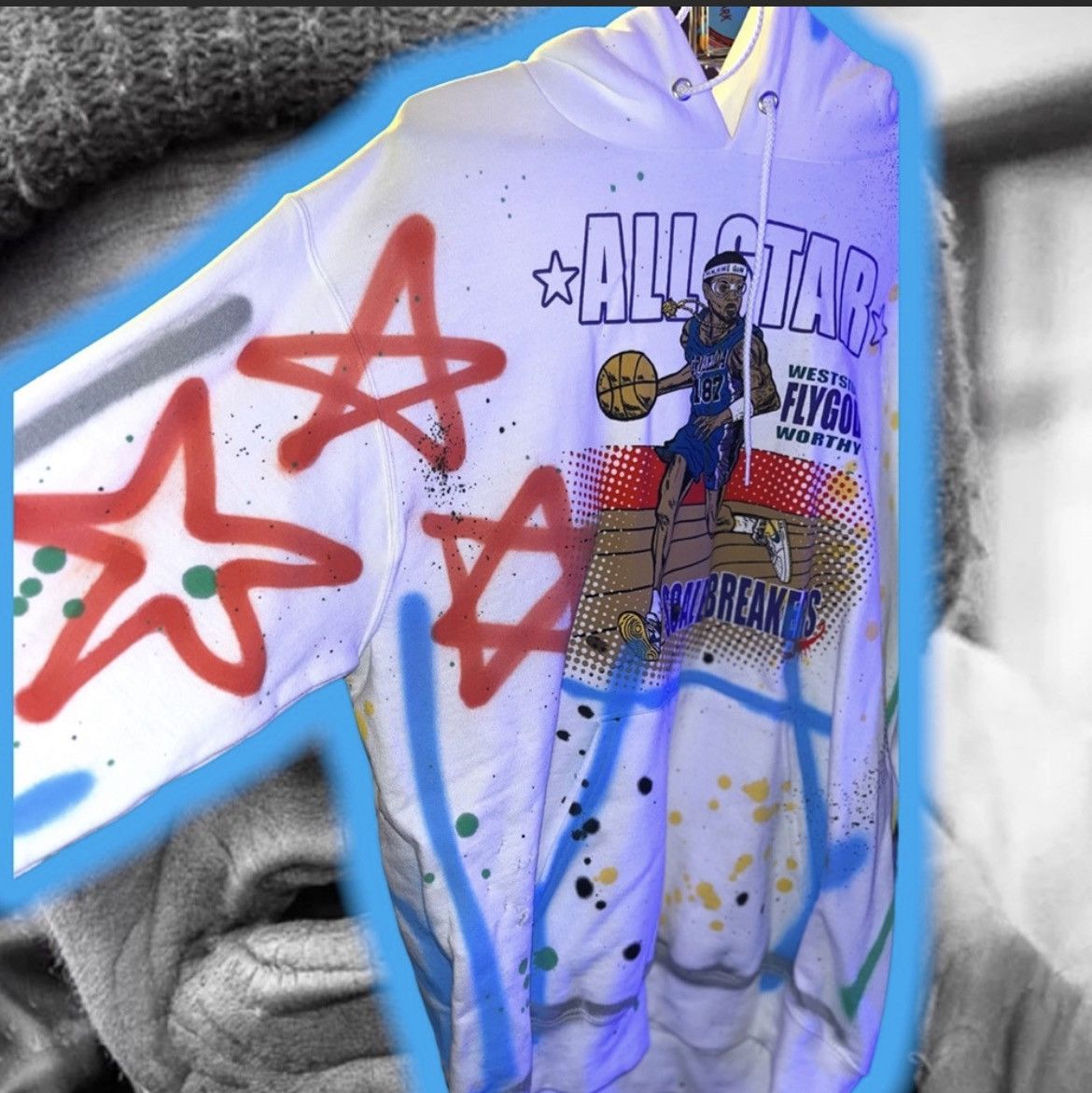 Champion × Rap Tees 🆕 WeSTsiDe FLyGoD “Worthy” ReBiRtH ♻️ SCaLe ⚖️BReaKeR HOoDie 🏀 Size US M / EU 48-50 / 2 - 2 Thumbnail