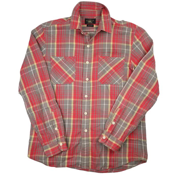 Ralph Lauren Double RL Ralph Lauren Plaid Flannel Button Down Shirt ...