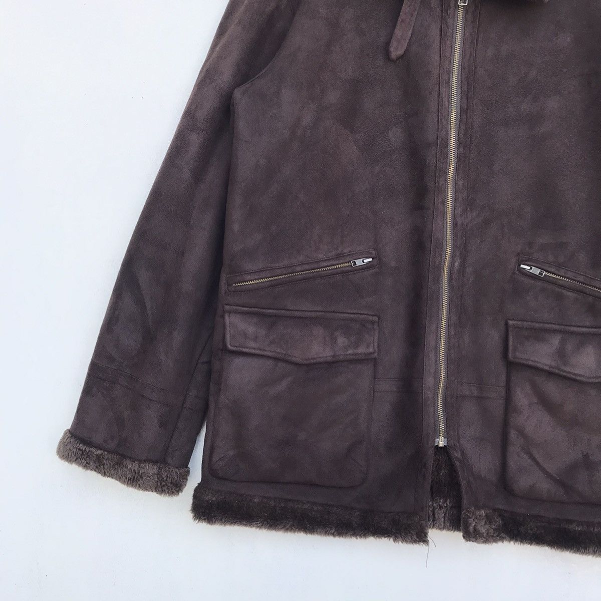 Japanese Brand Japan Baffy faux leather sherpa shearling Size US L / EU 52-54 / 3 - 4 Thumbnail