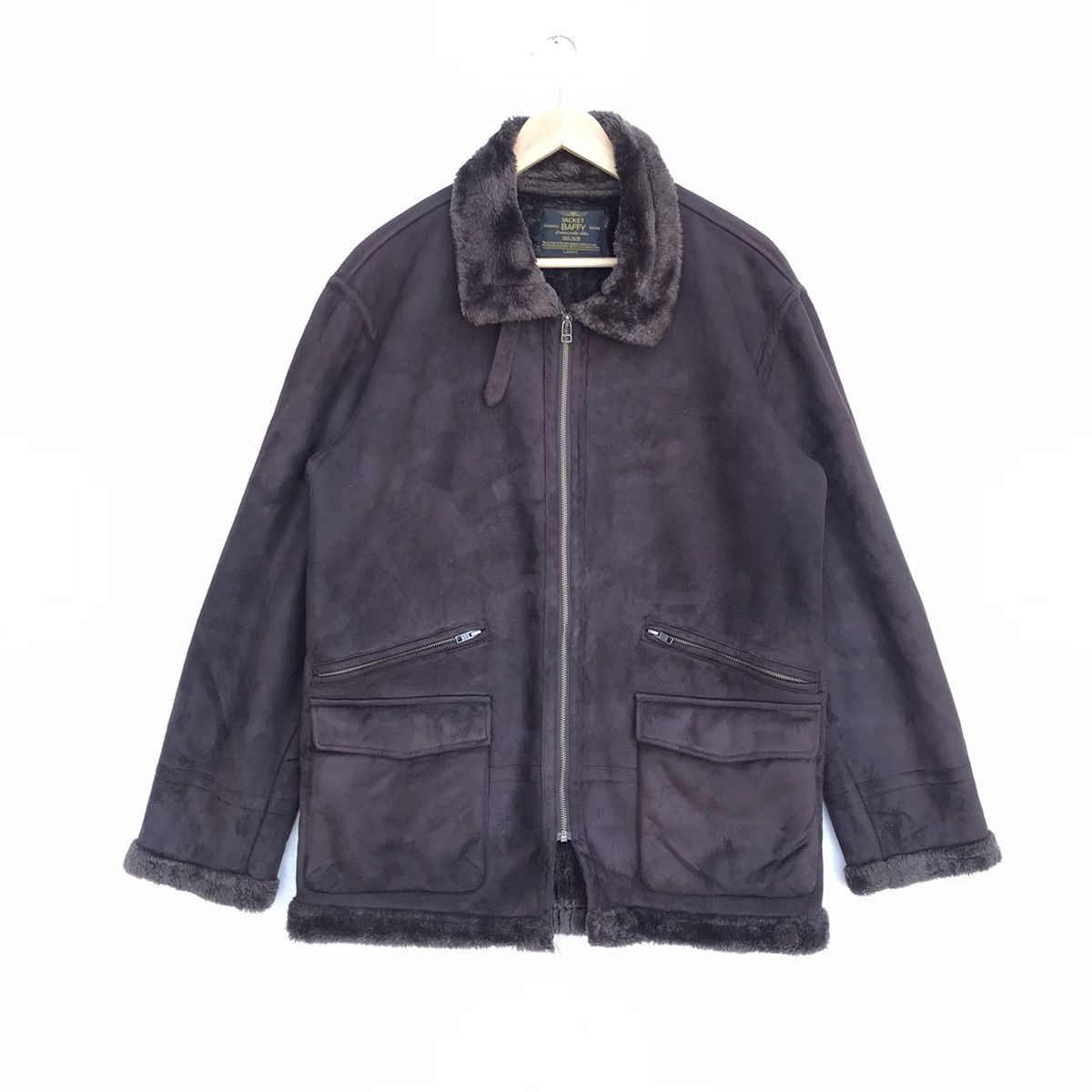 Japanese Brand Japan Baffy faux leather sherpa shearling Size US L / EU 52-54 / 3 - 1 Thumbnail