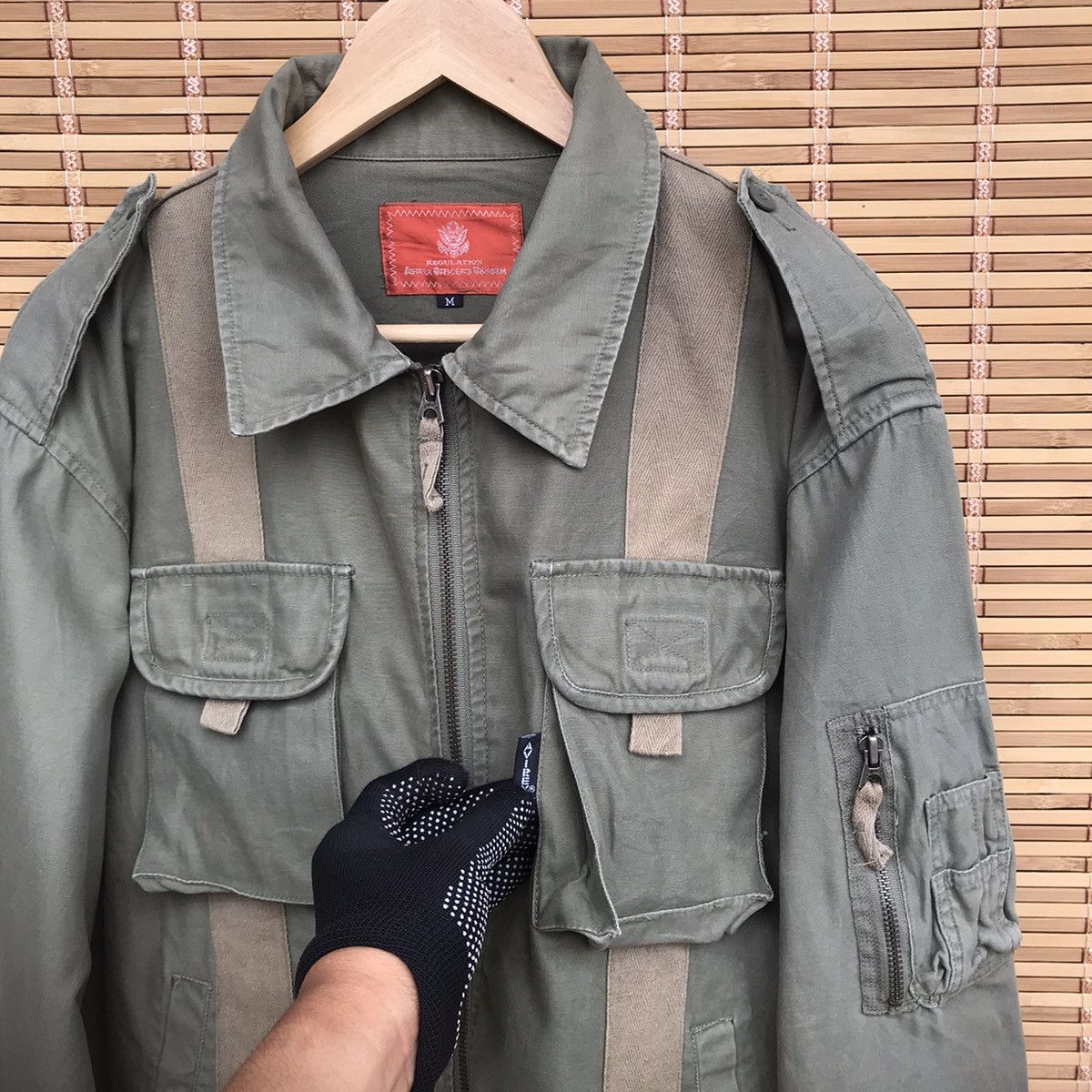 Avirex Vintage Avirex officer Faded uniform military cargo jacket Size US M / EU 48-50 / 2 - 13 Thumbnail