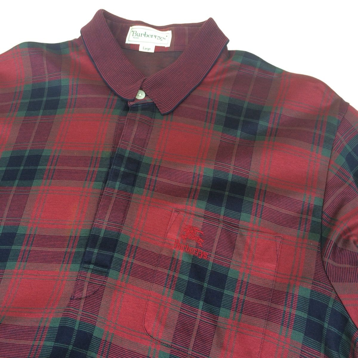 Burberry Vintage Burberrys Novacheck japan polo Size US L / EU 52-54 / 3 - 3 Thumbnail
