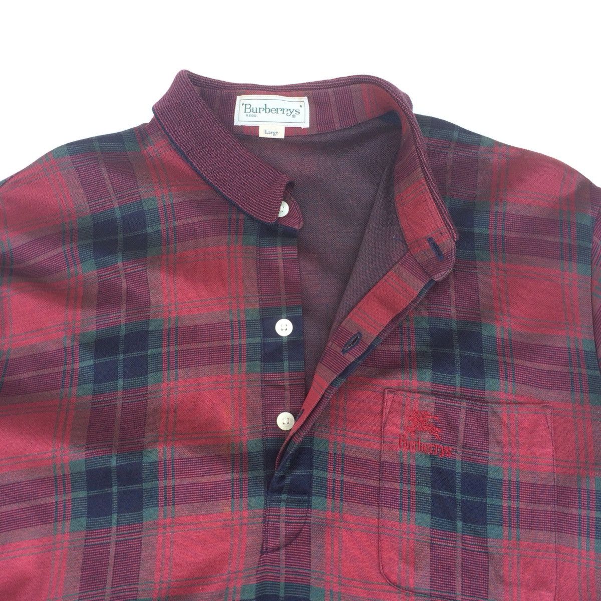 Burberry Vintage Burberrys Novacheck japan polo Size US L / EU 52-54 / 3 - 2 Thumbnail