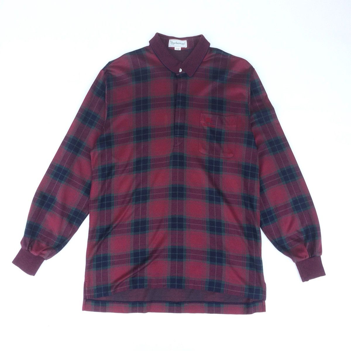 Burberry Vintage Burberrys Novacheck japan polo Size US L / EU 52-54 / 3 - 1 Thumbnail