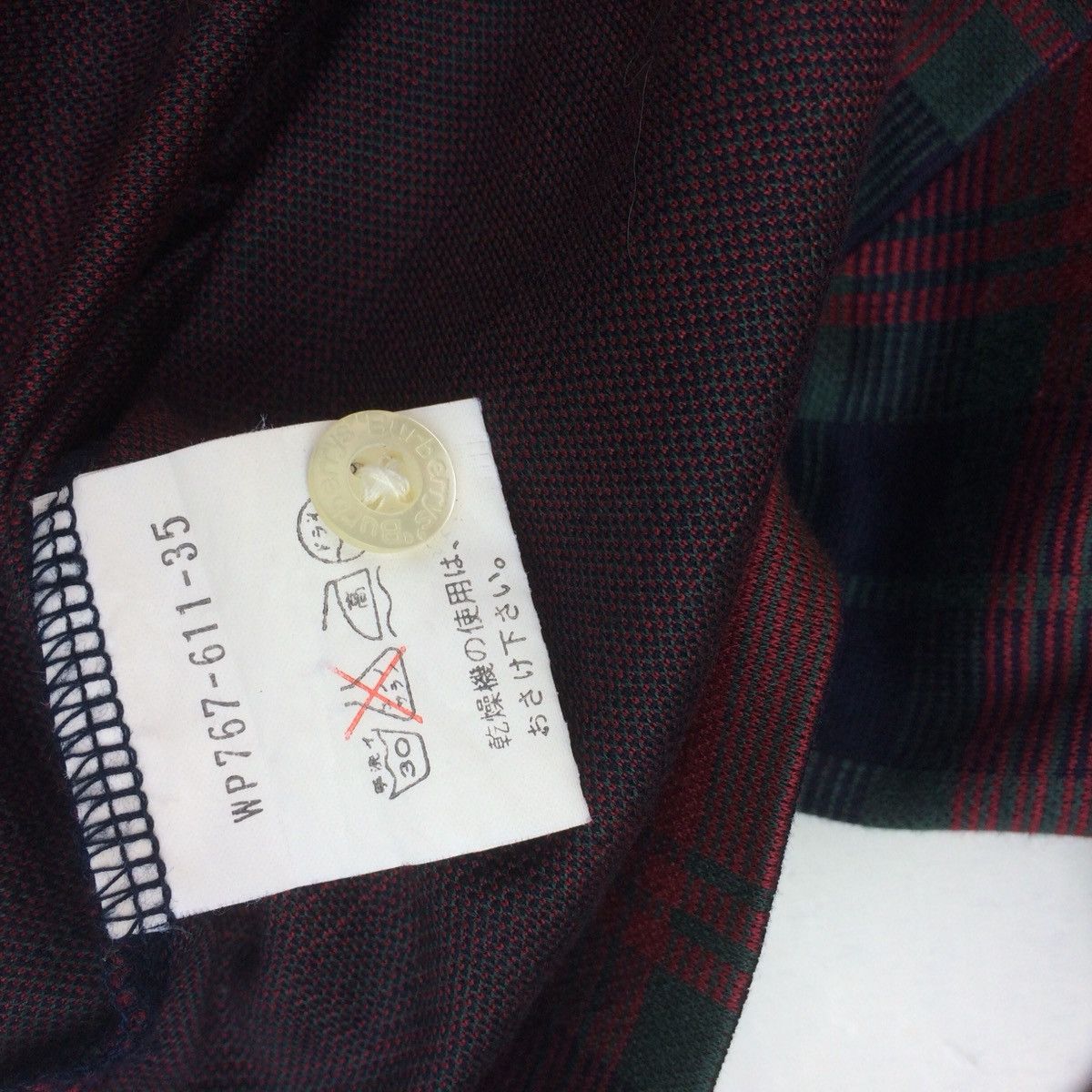 Burberry Vintage Burberrys Novacheck japan polo Size US L / EU 52-54 / 3 - 5 Thumbnail