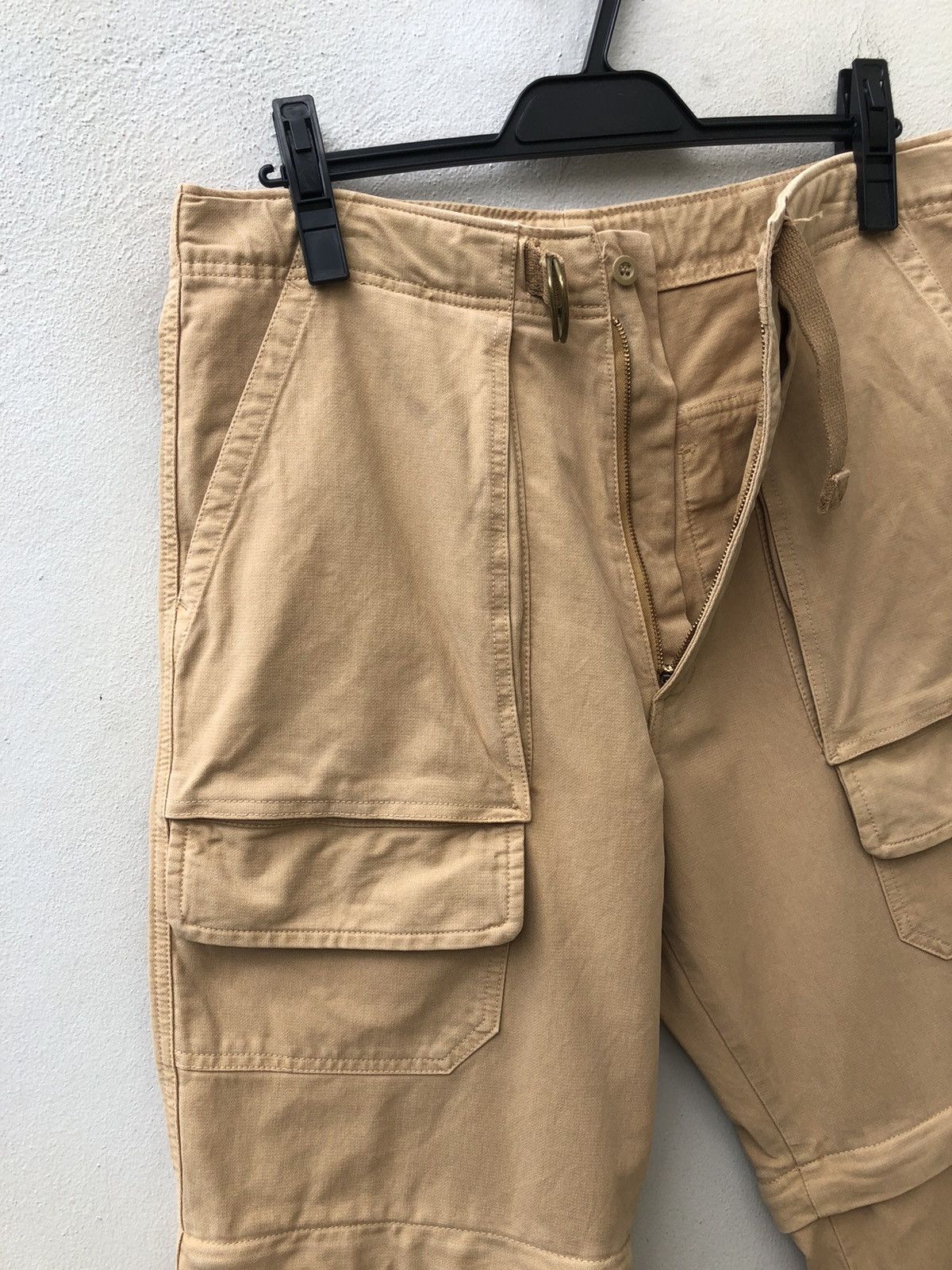 Vintage Acoustic Japan Drawstring Waist Modular Cargo Trouser Pant Size US 31 - 4 Thumbnail