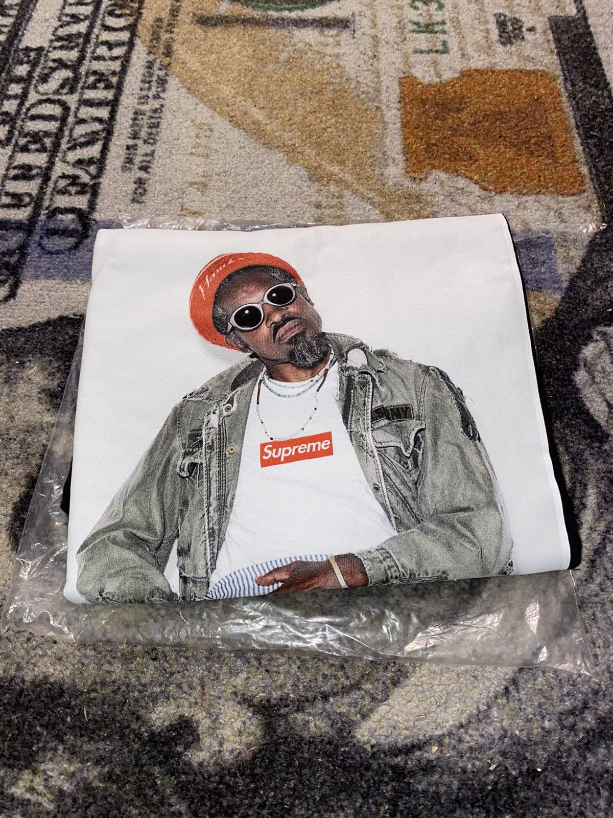 SUPREME FW22 ANDRÉ 3000 TEE - BLACK (SIZE S) | eBay