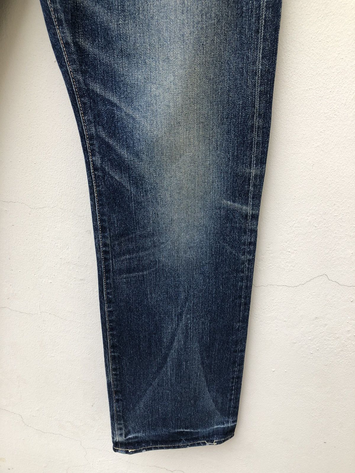 Vintage Acoustic Japan Distress Mud Denim Redline Selvedge Jeans Size US 30 / EU 46 - 14 Thumbnail