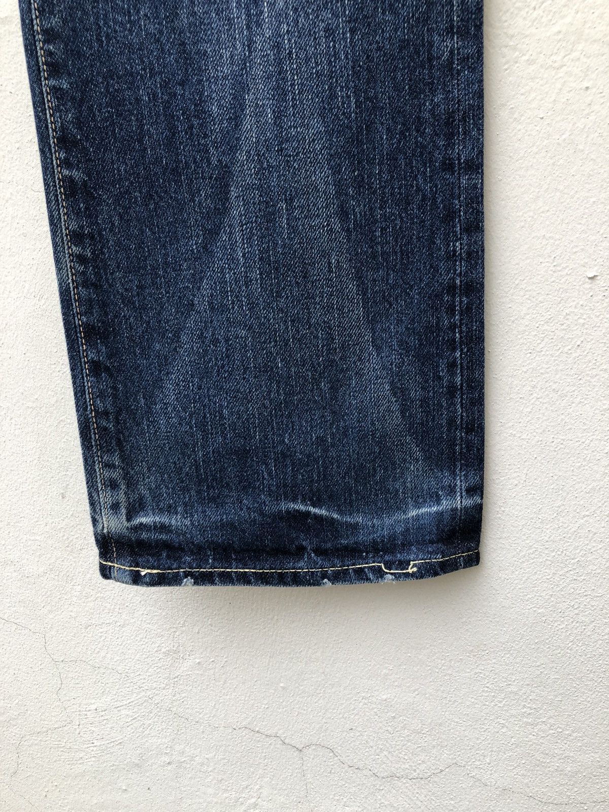 Vintage Acoustic Japan Distress Mud Denim Redline Selvedge Jeans Size US 30 / EU 46 - 15 Thumbnail