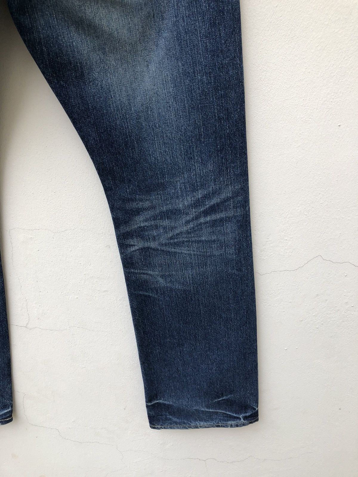 Vintage Acoustic Japan Distress Mud Denim Redline Selvedge Jeans Size US 30 / EU 46 - 23 Thumbnail