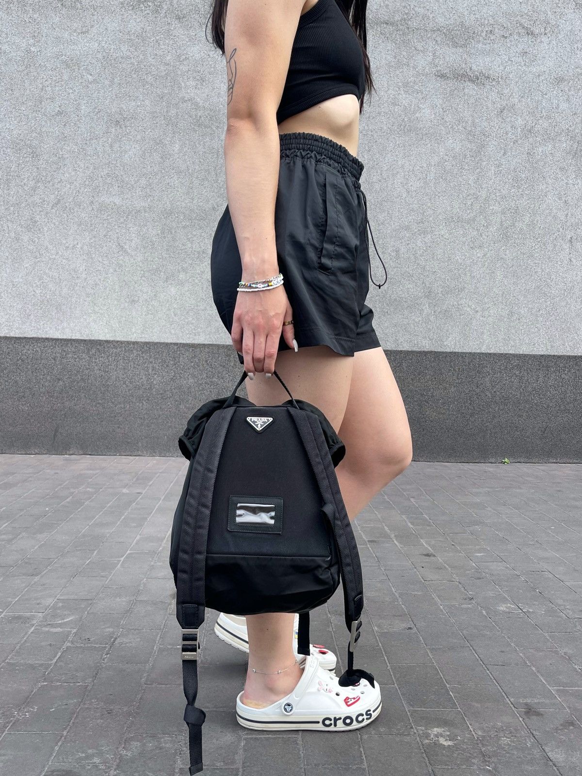 Prada Prada Nylon Backpack Bag Size ONE SIZE - 2 Thumbnail
