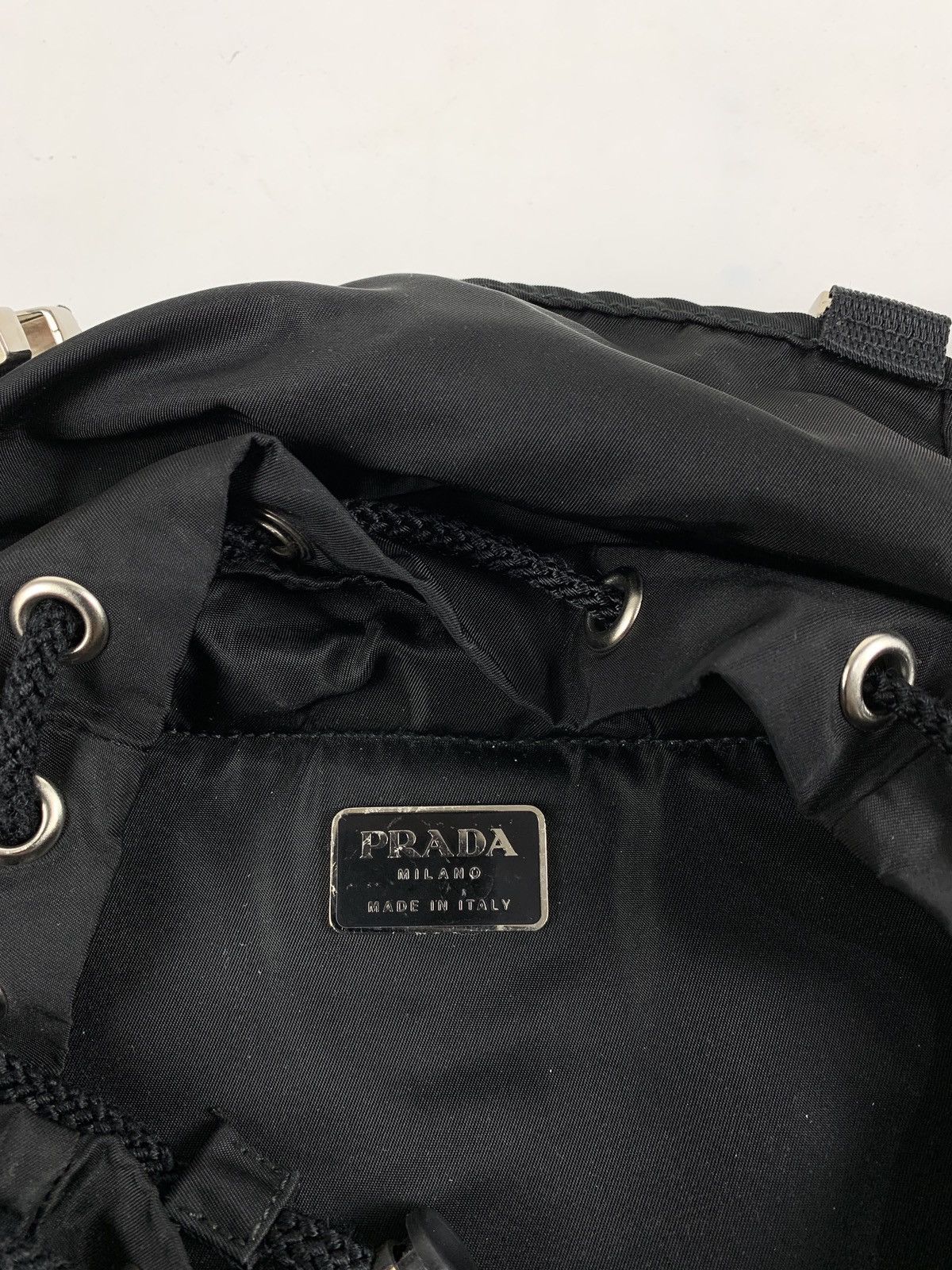 Prada Prada Nylon Backpack Bag Size ONE SIZE - 18 Thumbnail