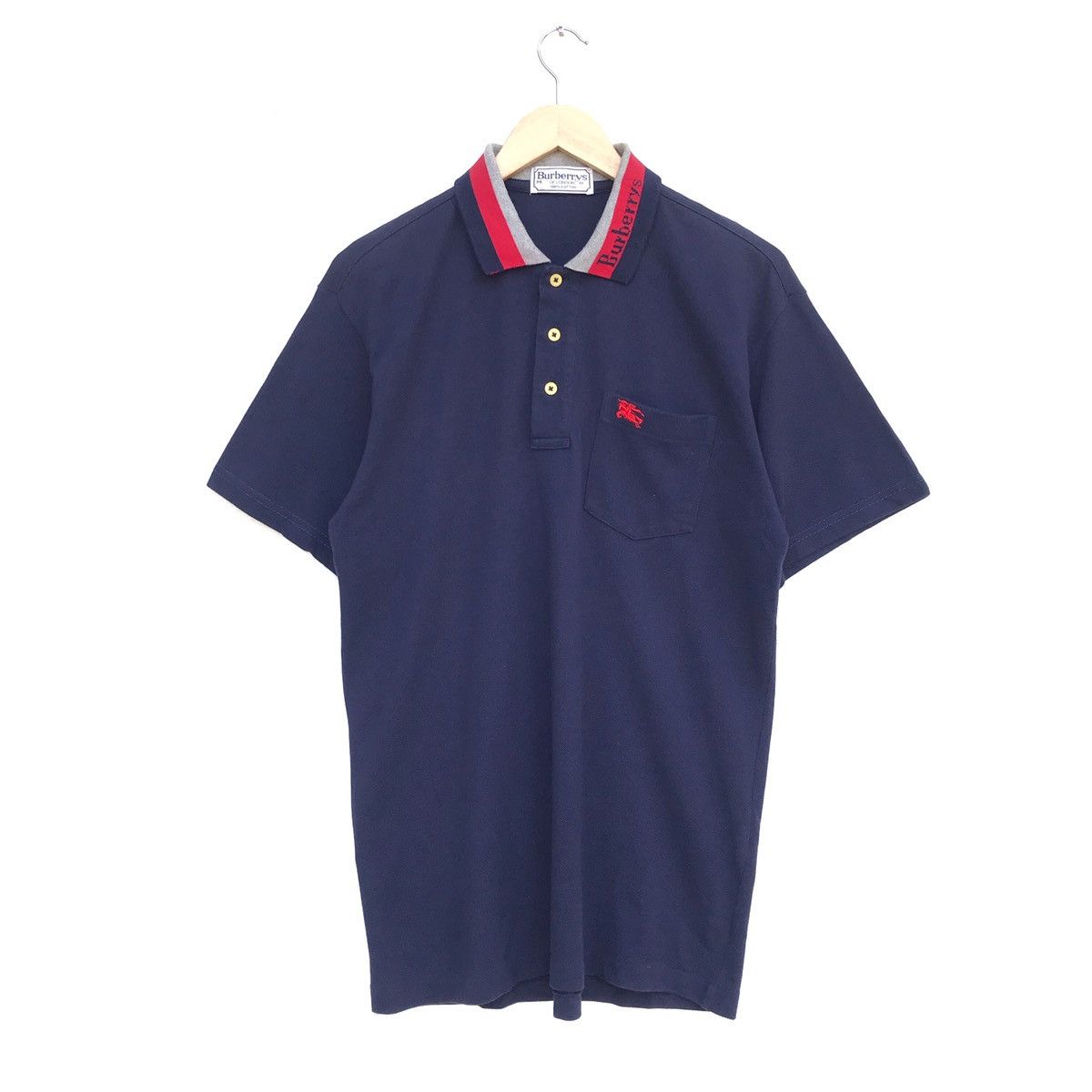 Burberry Rare Vintage Burberry polo Name spell out novacheck Size US M / EU 48-50 / 2 - 2 Thumbnail