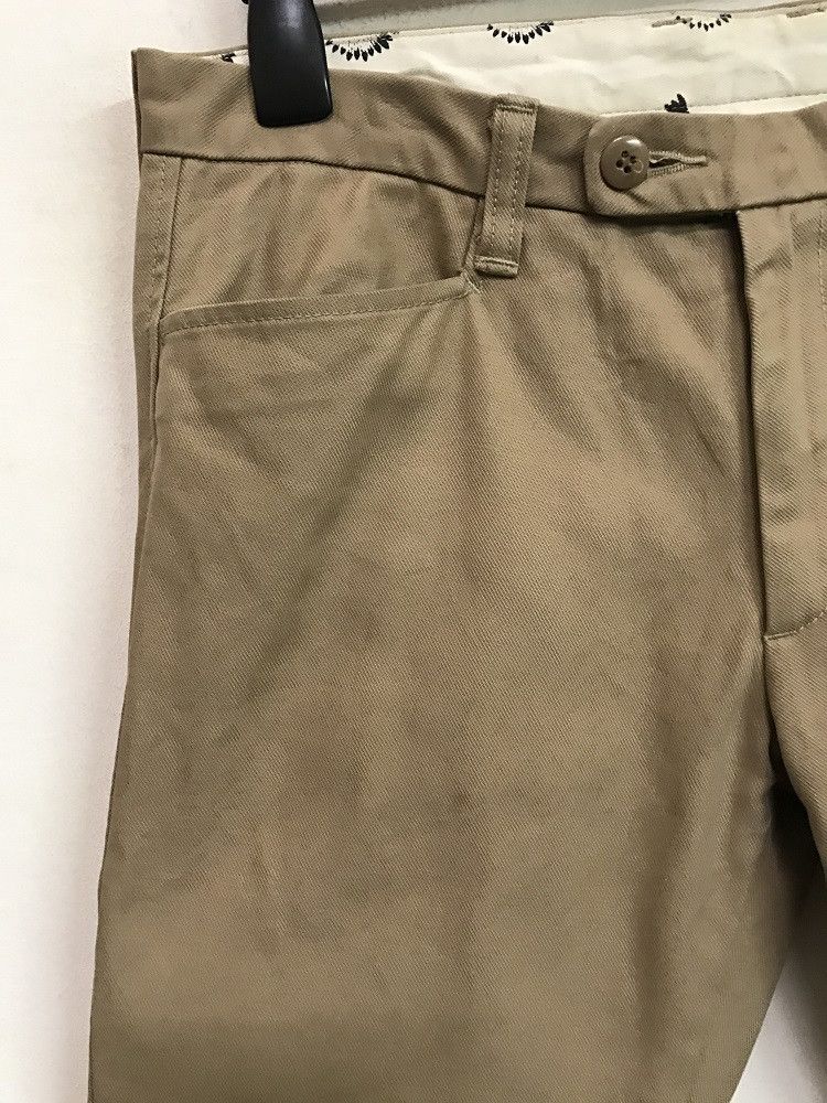 Vintage Japanese Brand ACOUSTIC Made in Japan Thick Khaki Pant Size US 32 / EU 48 - 2 Thumbnail
