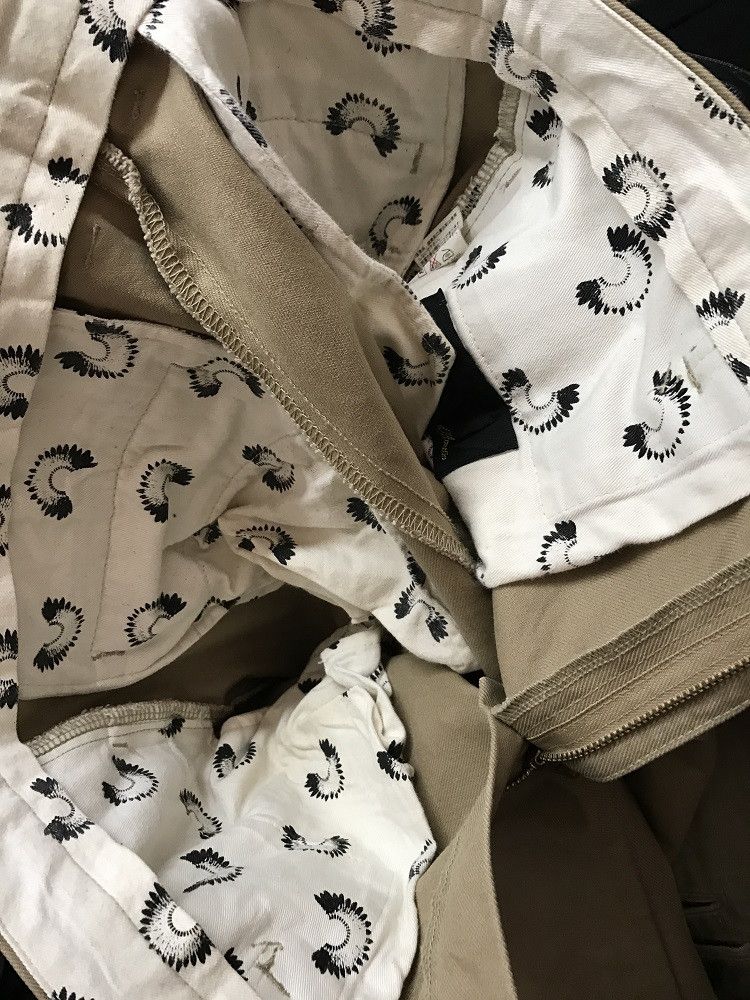 Vintage Japanese Brand ACOUSTIC Made in Japan Thick Khaki Pant Size US 32 / EU 48 - 15 Thumbnail