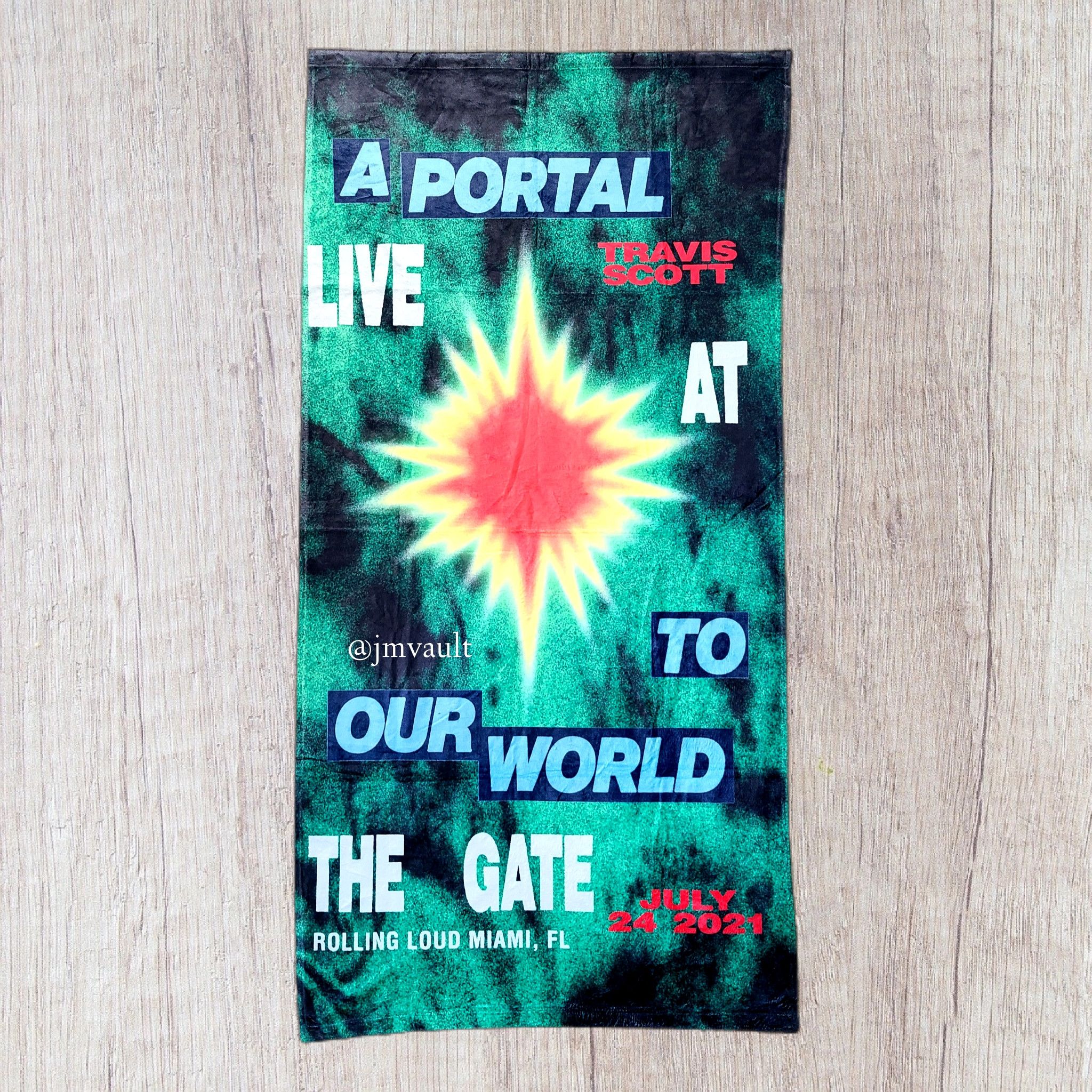 Travis Scott Utopia Rolling Loud Miami Towel Blanket Size ONE SIZE - 1 Thumbnail