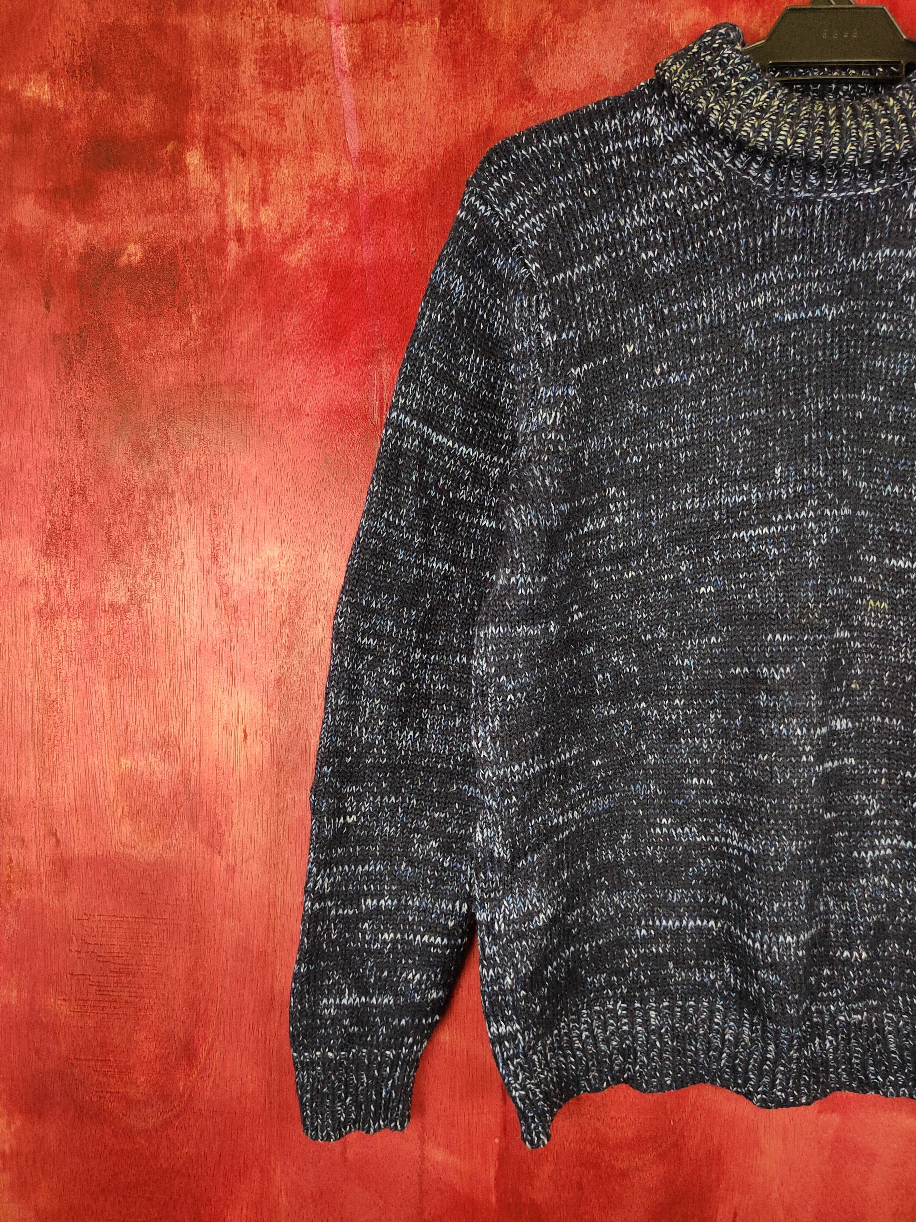 Japanese Brand Authentic Wear Dark Blue Knitwear #5254 Size US M / EU 48-50 / 2 - 3 Thumbnail