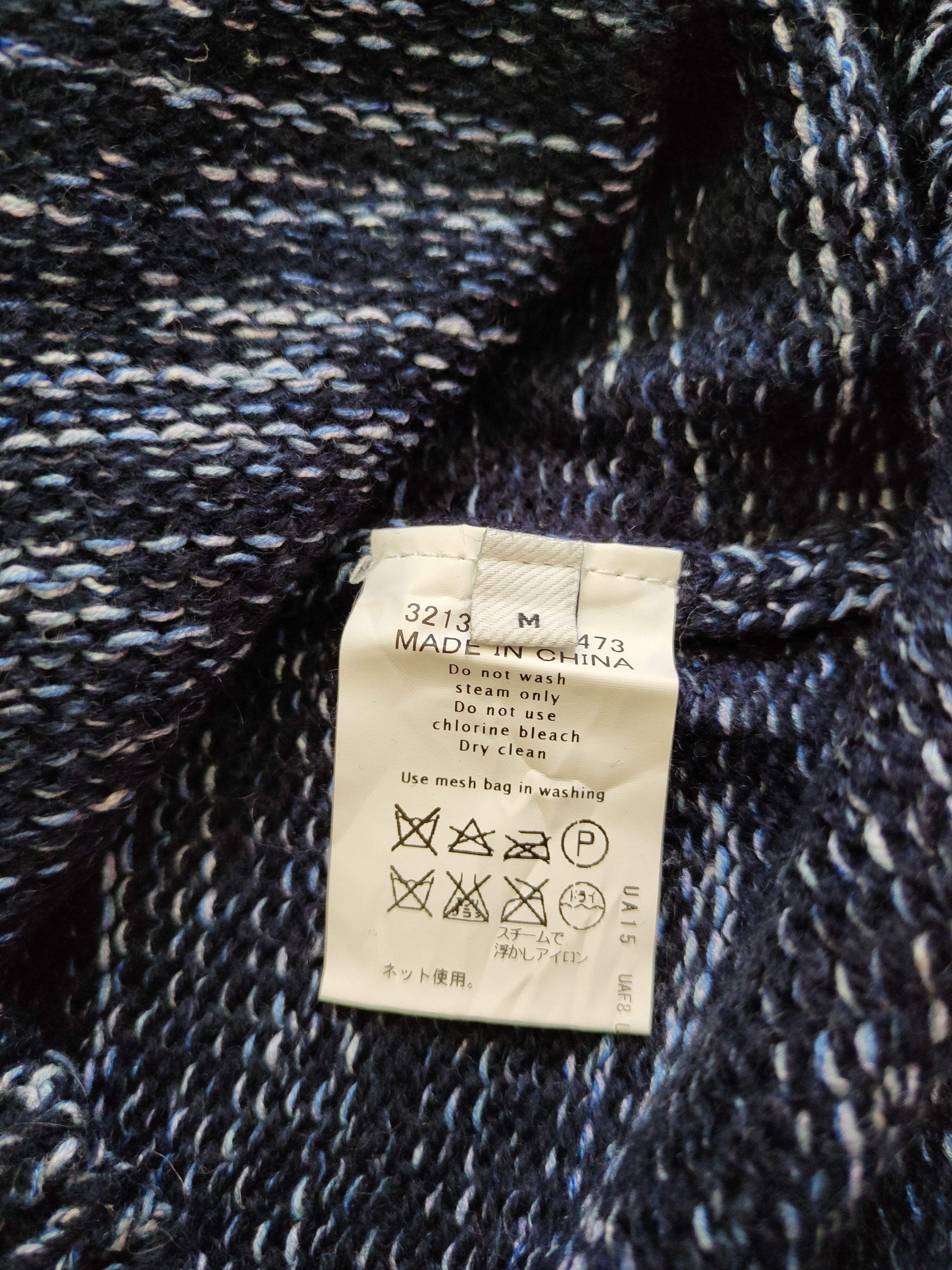 Japanese Brand Authentic Wear Dark Blue Knitwear #5254 Size US M / EU 48-50 / 2 - 8 Thumbnail