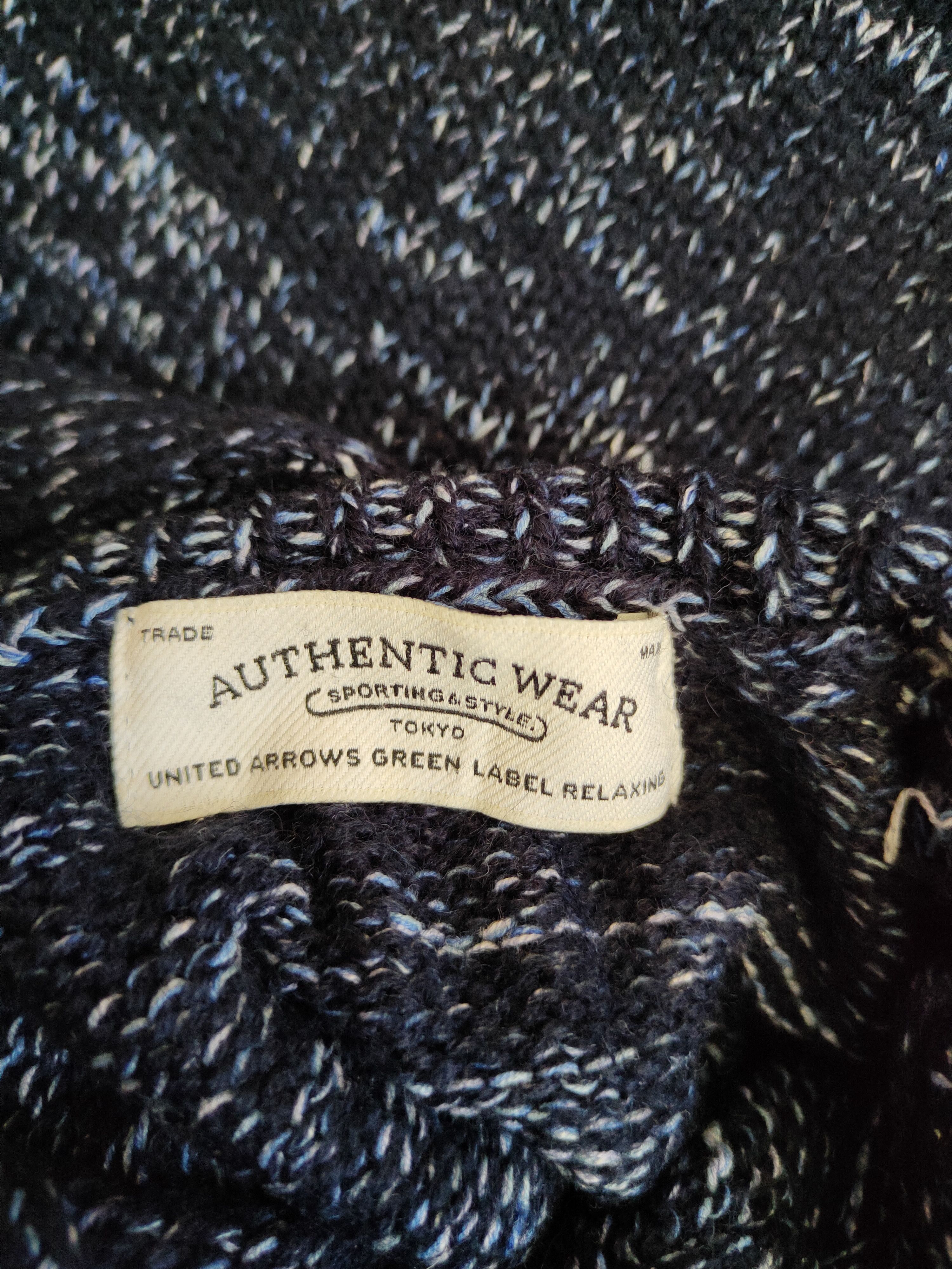 Japanese Brand Authentic Wear Dark Blue Knitwear #5254 Size US M / EU 48-50 / 2 - 9 Thumbnail