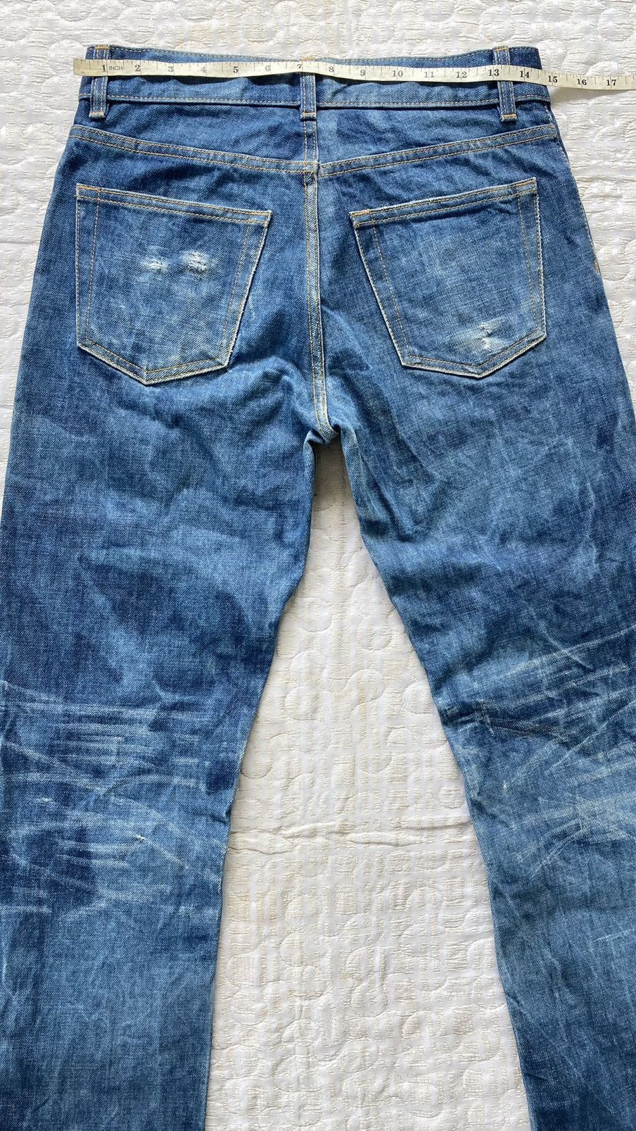 Helmut Lang NICE DISTRESSED HELMUT LANG JEANS Size US 30 / EU 46 - 3 Thumbnail