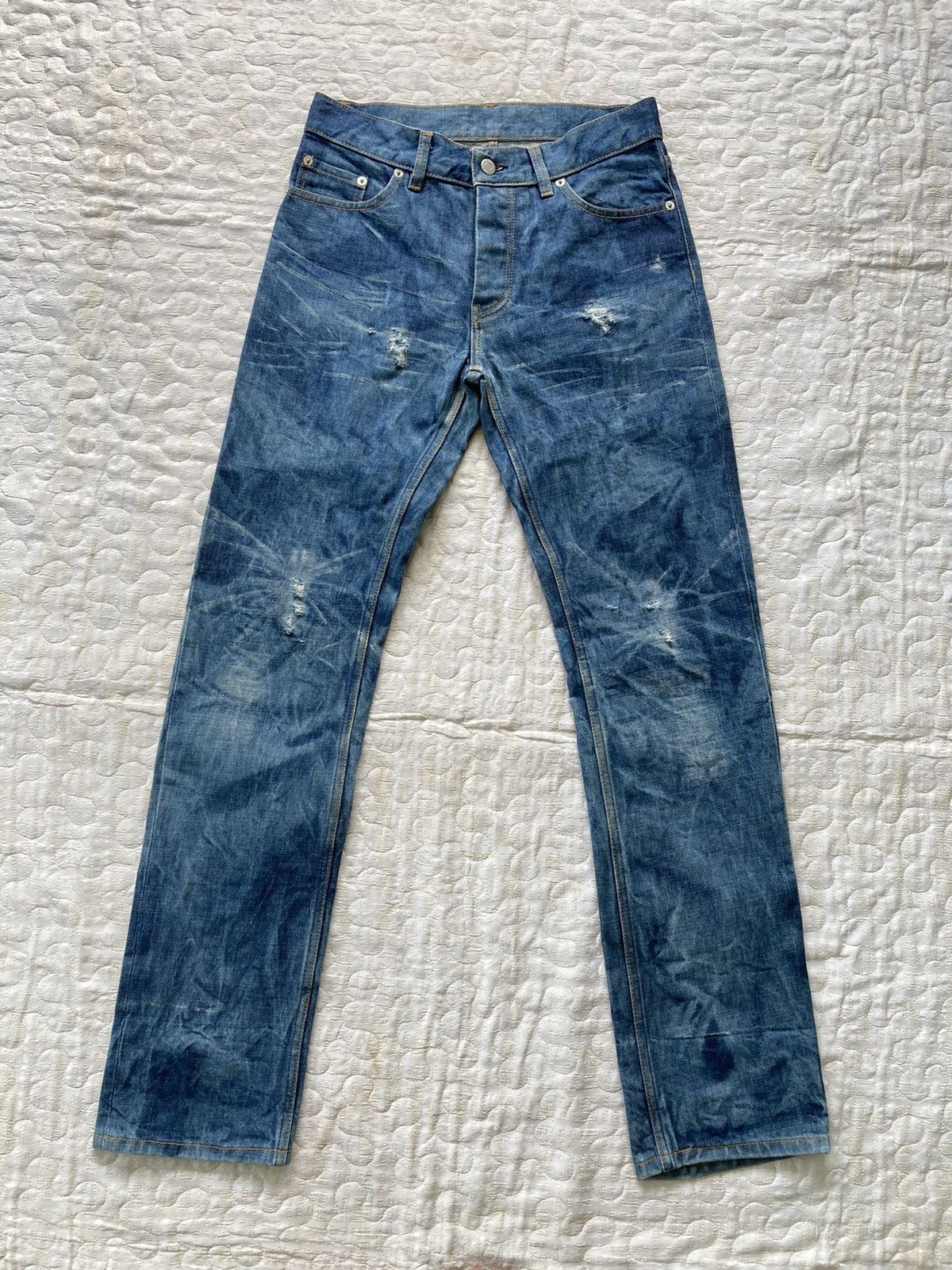 Helmut Lang NICE DISTRESSED HELMUT LANG JEANS Size US 30 / EU 46 - 1 Thumbnail
