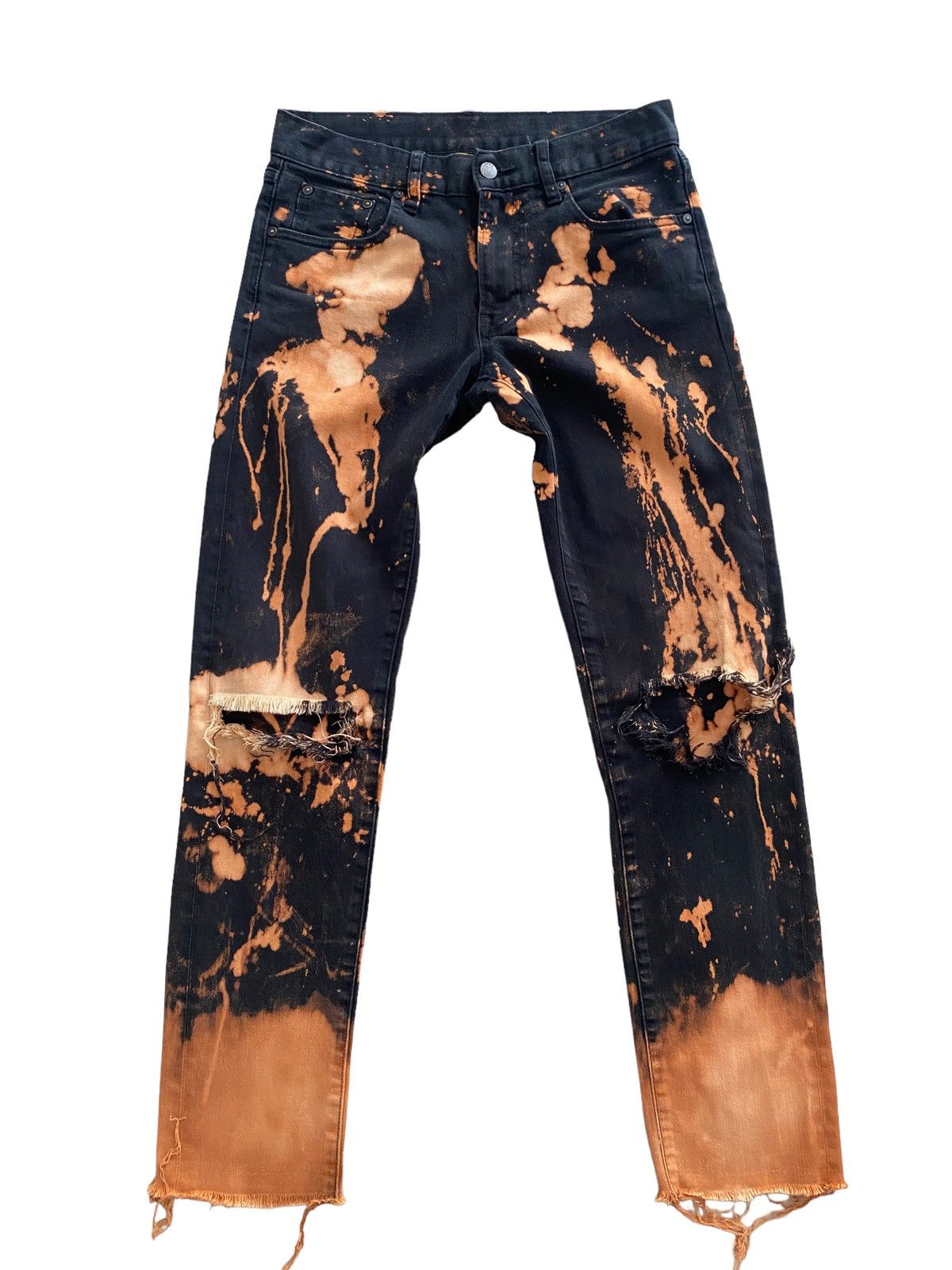 Hysteric Glamour × Japanese Brand × Uniqlo 🇯🇵UNIQLO Selvedge denim acid wash design Size US 30 / EU 46 - 1 Thumbnail