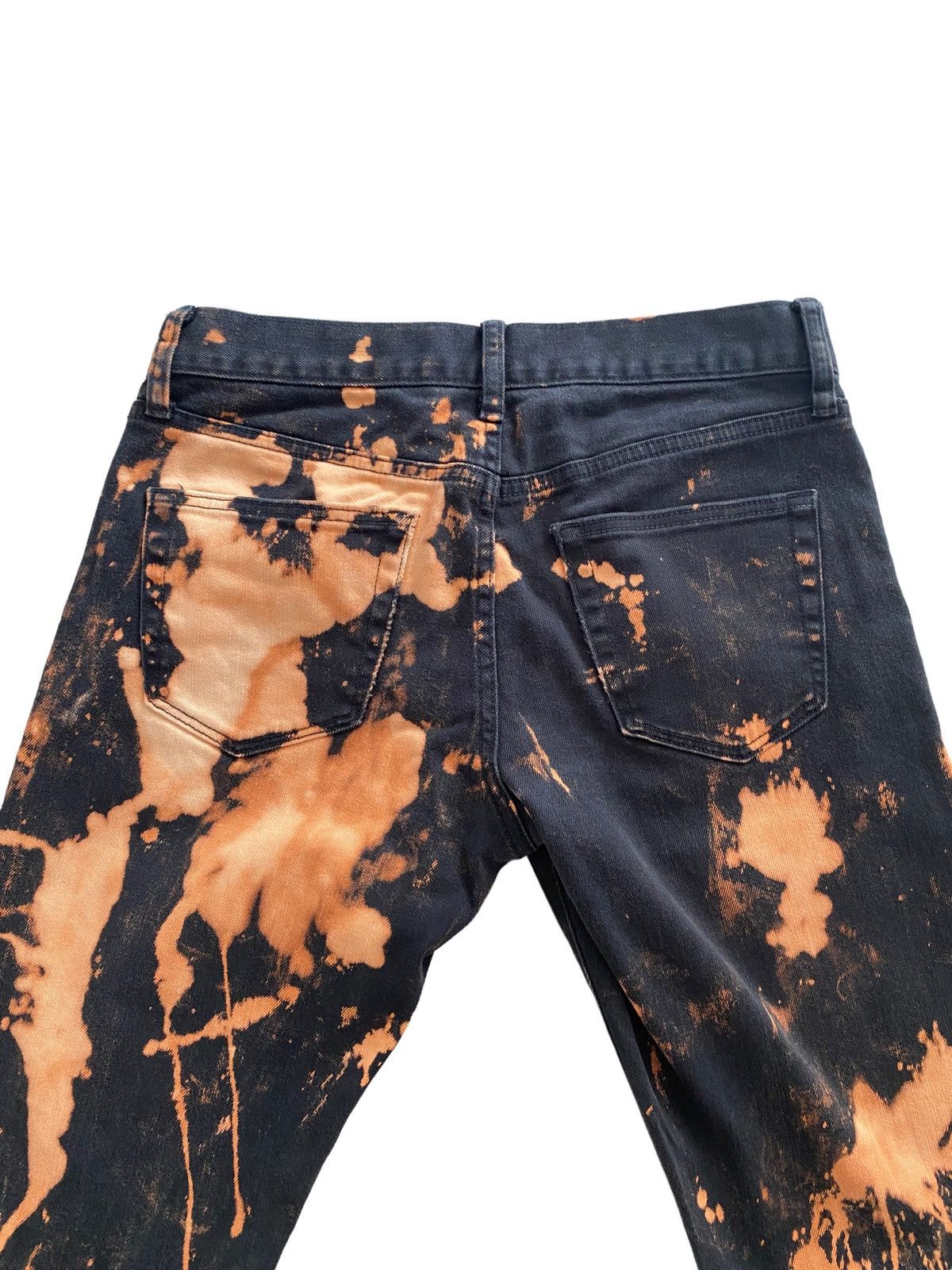 Hysteric Glamour × Japanese Brand × Uniqlo 🇯🇵UNIQLO Selvedge denim acid wash design Size US 30 / EU 46 - 9 Thumbnail